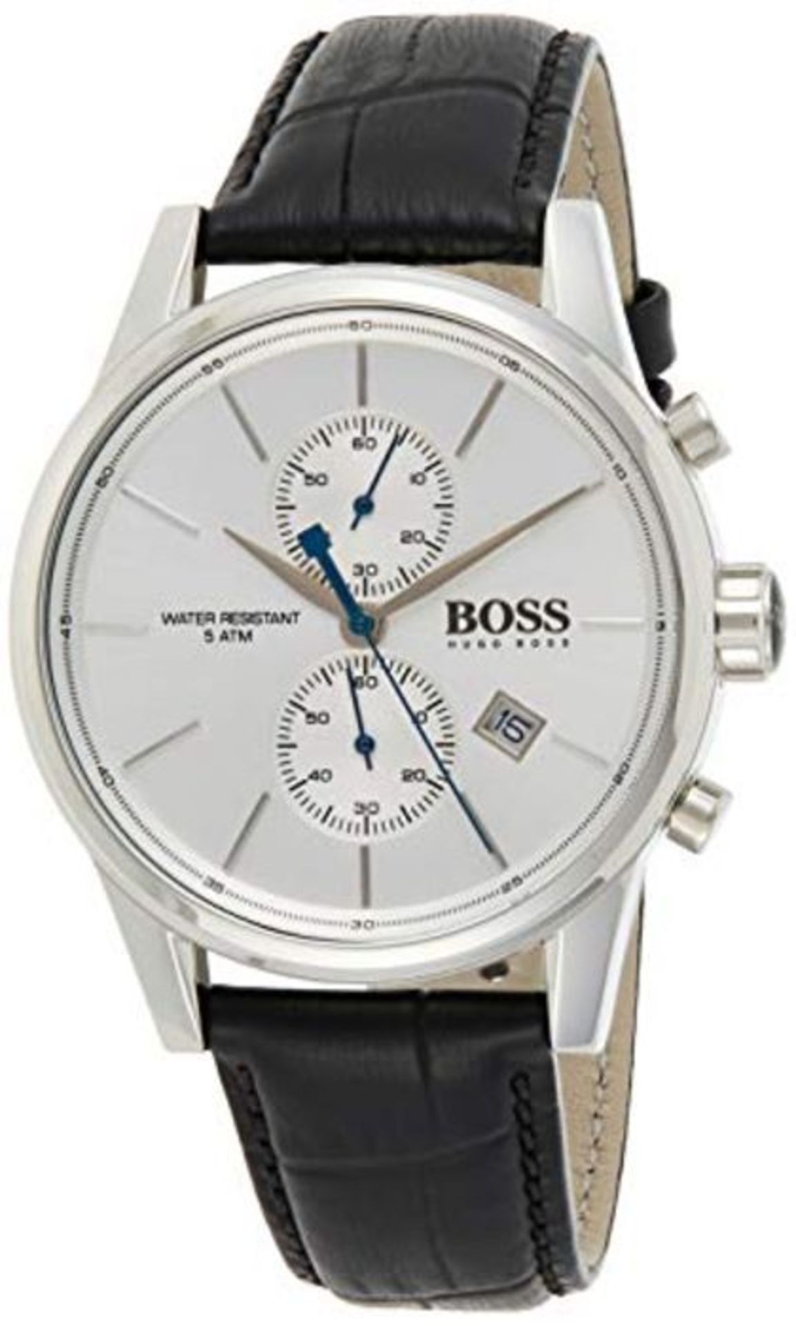 RRP £154.00 BOSS Men's Chronograph Quartz Watch with Leather Strap 1513282