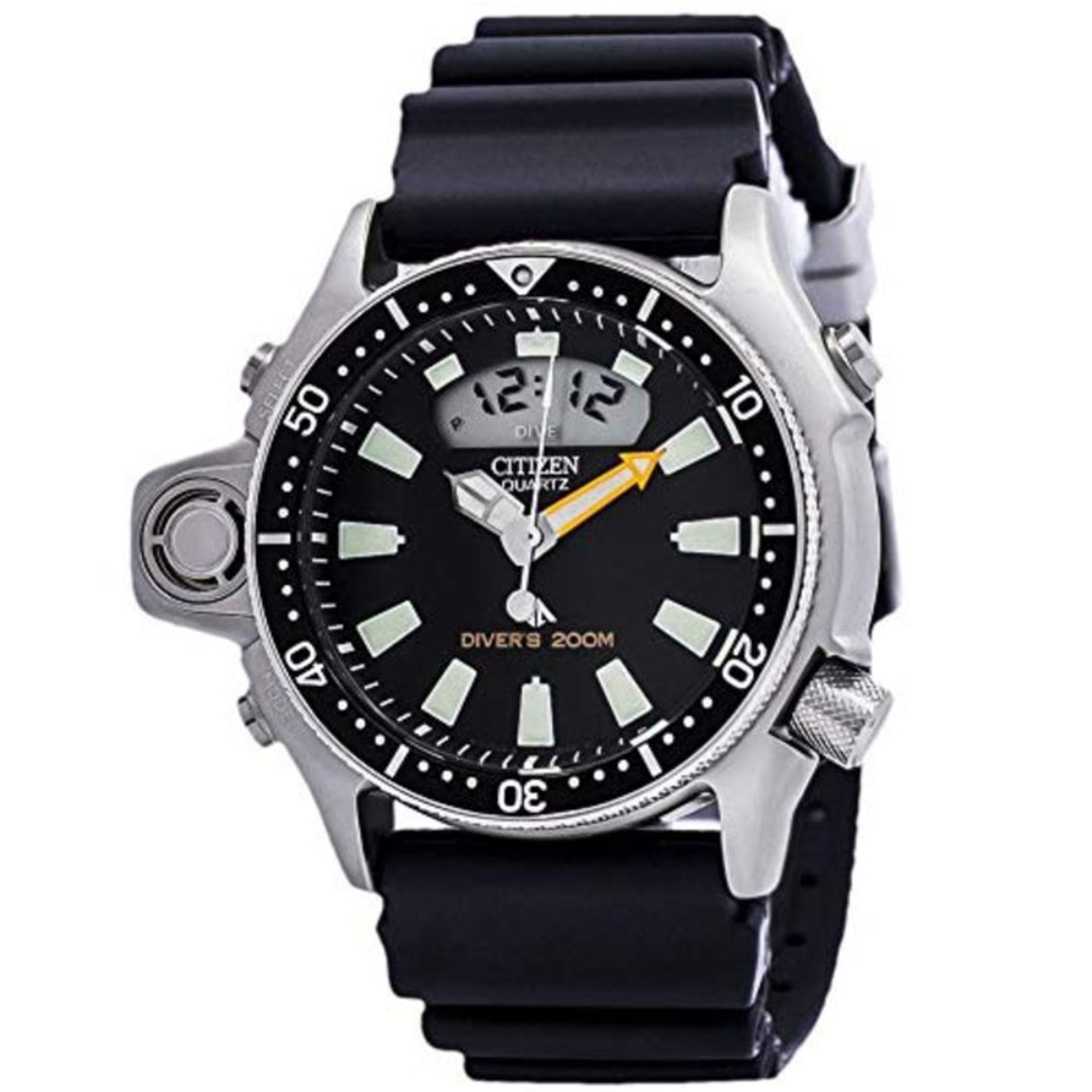 RRP £325.00 Citizen Men's Analogue Quartz Watch with Rubber Strap JP2000-08E