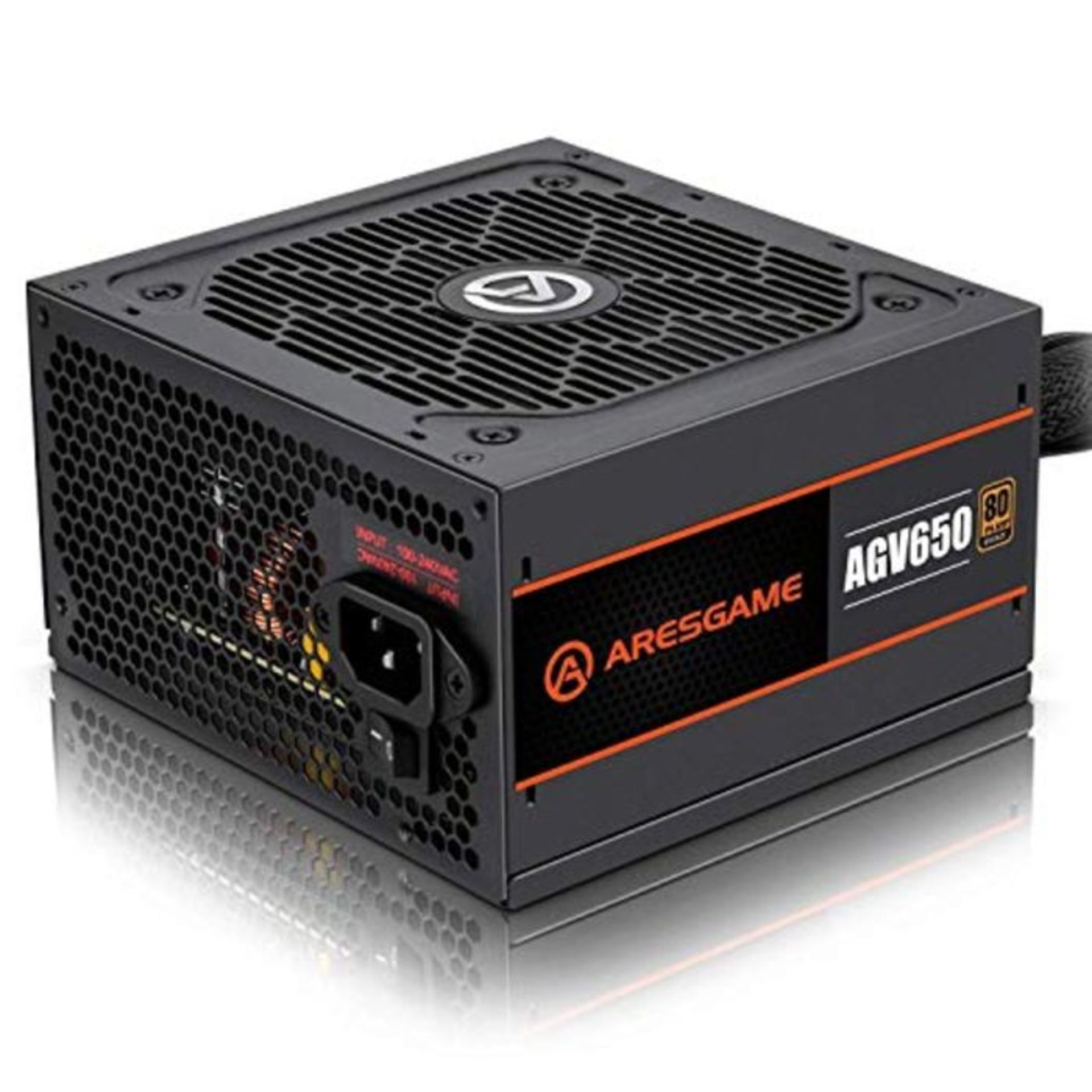 RRP £55.00 ARESGAME 650W Power Supply 80+ Bronze PSU (AGV650)