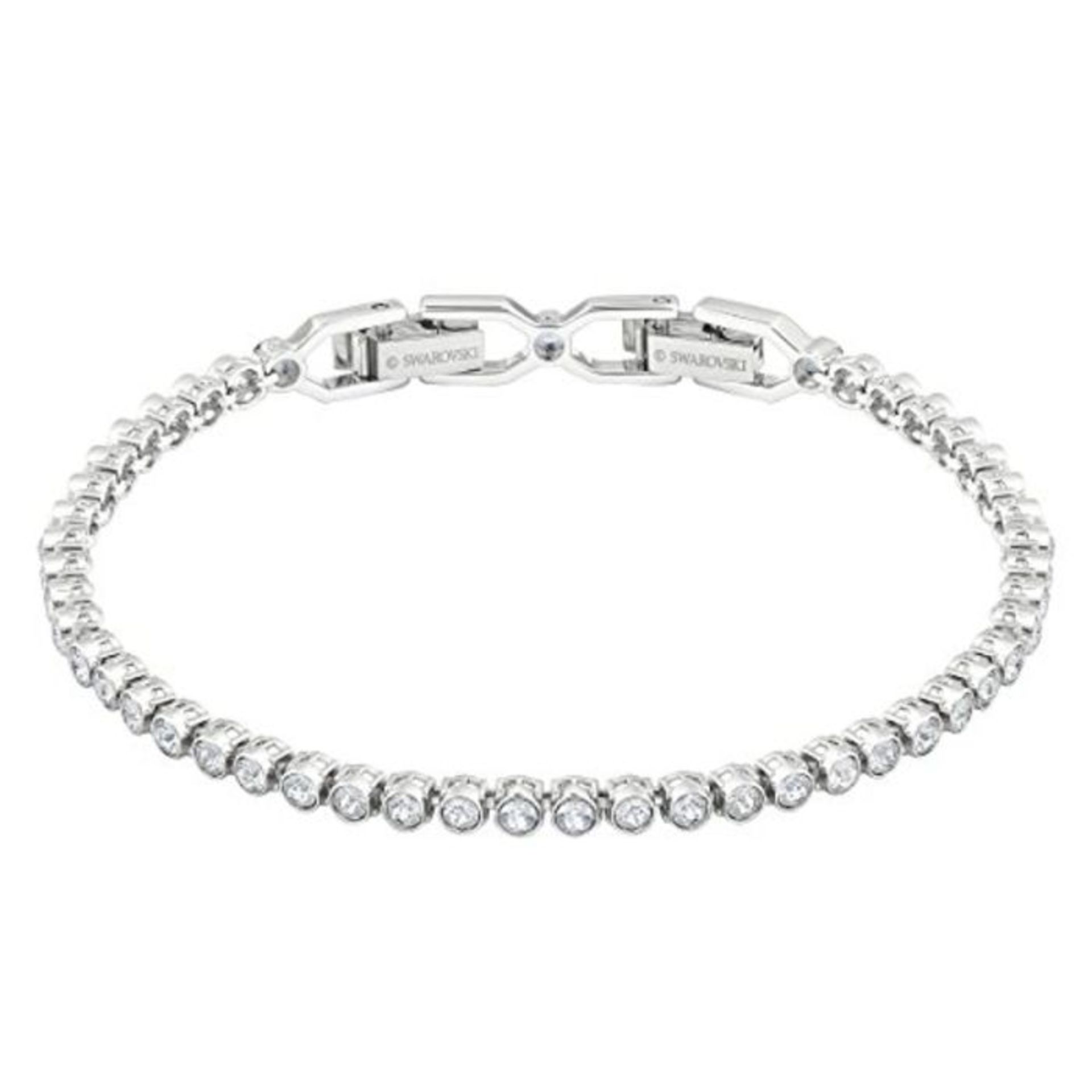 RRP £76.00 Swarovski Women's Emily Bracelet Brilliant White Crystals with Rhodium Plating from th