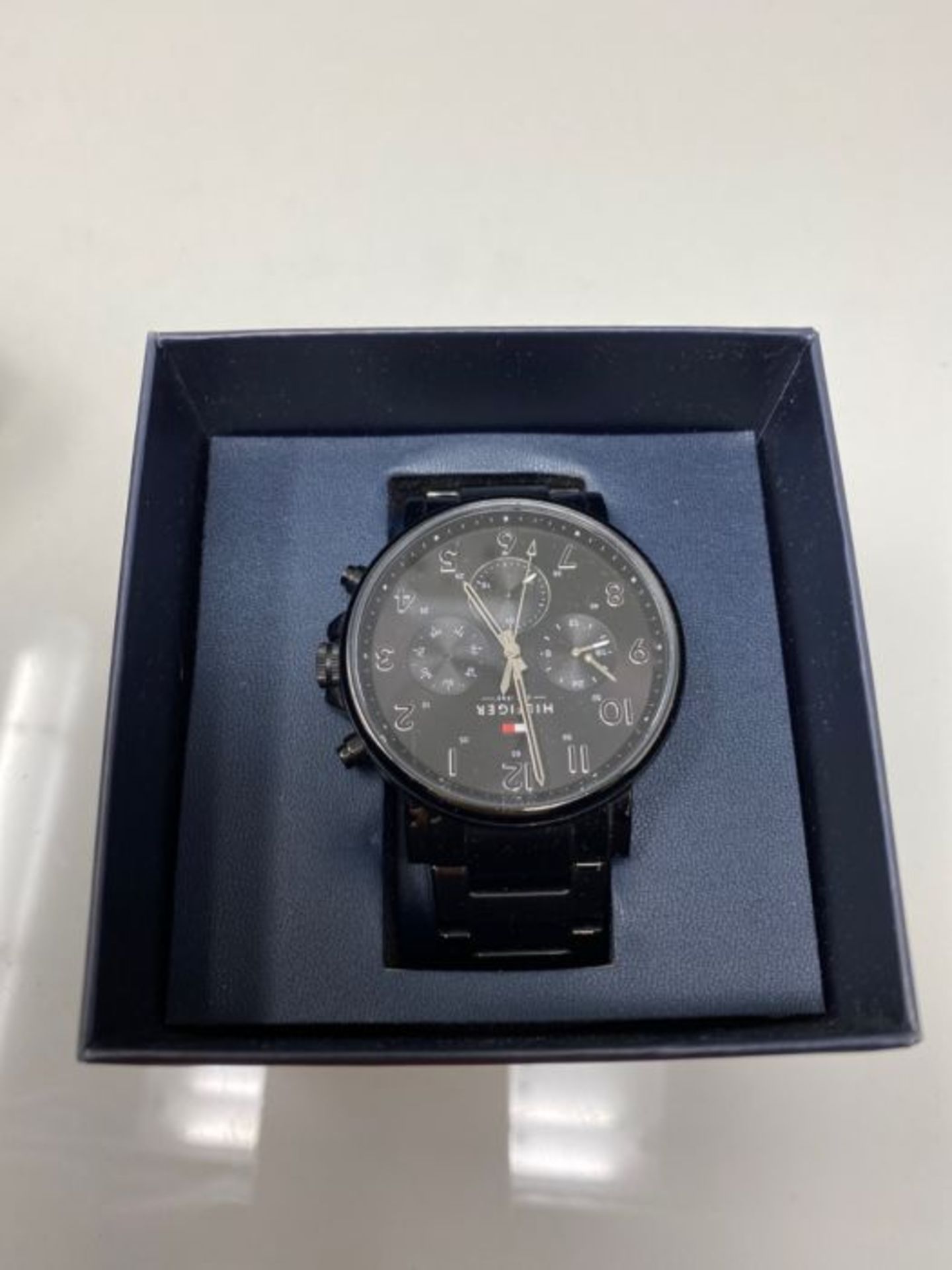 RRP £139.00 Tommy Hilfiger Mens Multi dial Quartz Watch with Stainless Steel Strap 1710383 - Image 3 of 3