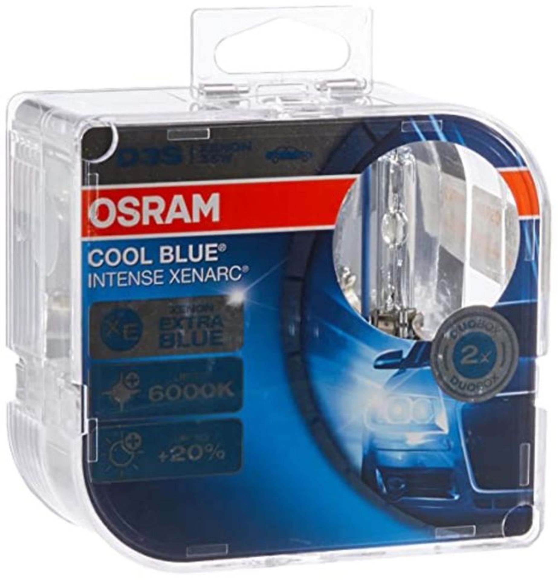 RRP £119.00 OSRAM XENARC COOL BLUE INTENSE D3S HID Xenon discharge bulb, discharge lamp, 66340CBI-