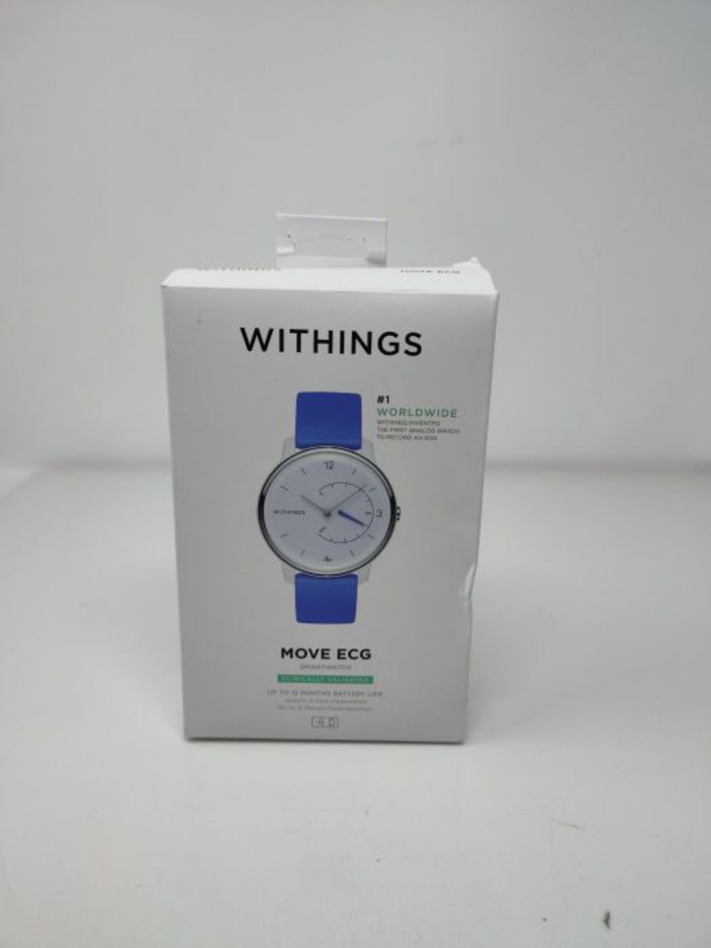 RRP £106.00 Withings Move ECG - Activity and Sleep Tracker with ECG Monitor, Connected GPS, Water - Image 2 of 3