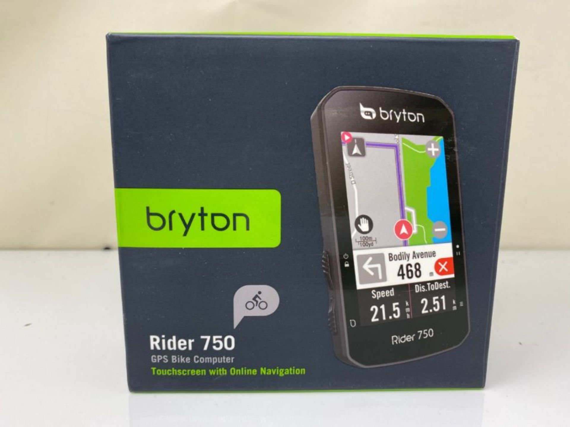 RRP £239.00 Bryton RIDER 750E GPS CYCLE COMPUTER - Image 2 of 3
