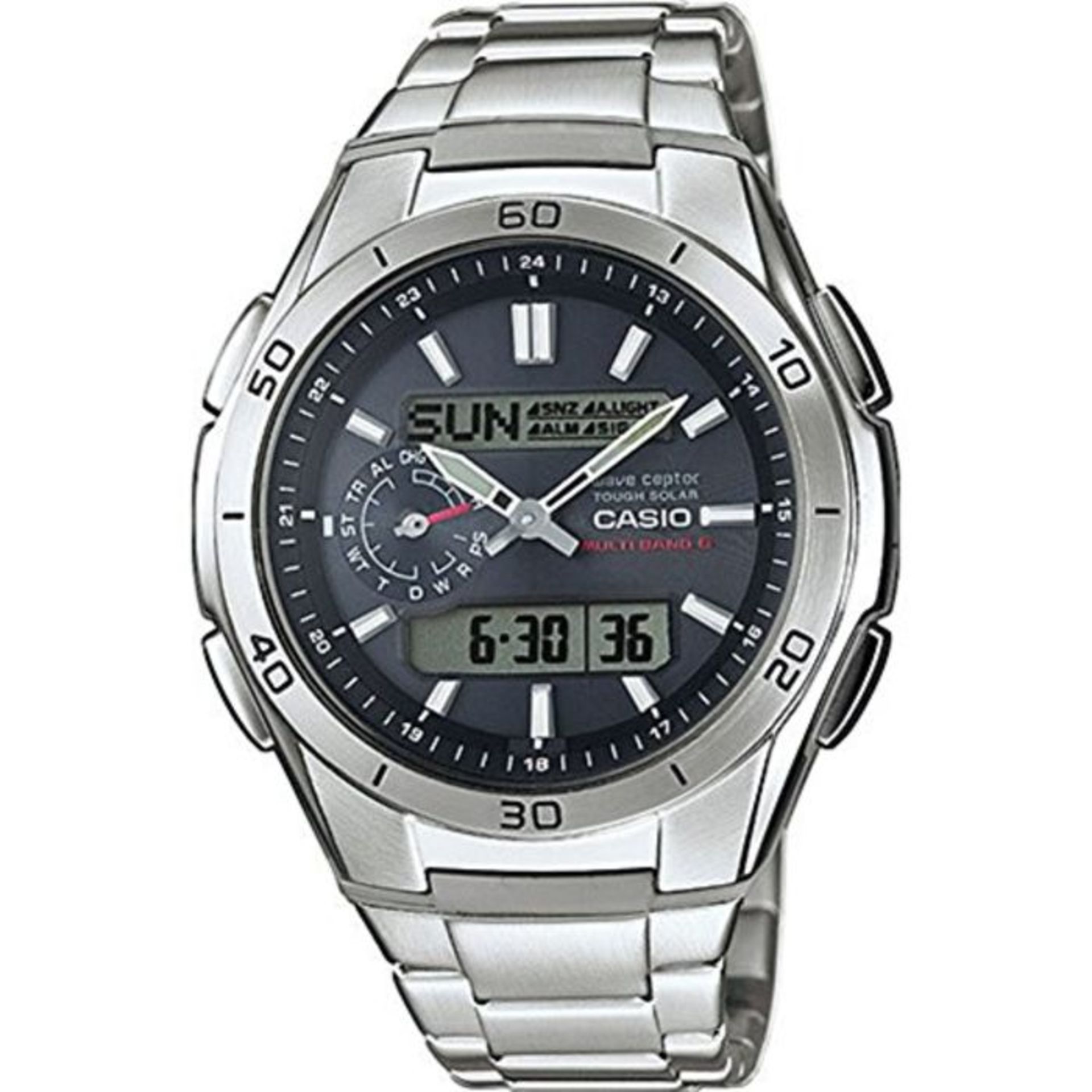 RRP £148.00 Casio Wave Ceptor Men's Watch WVA-M650D-1AER