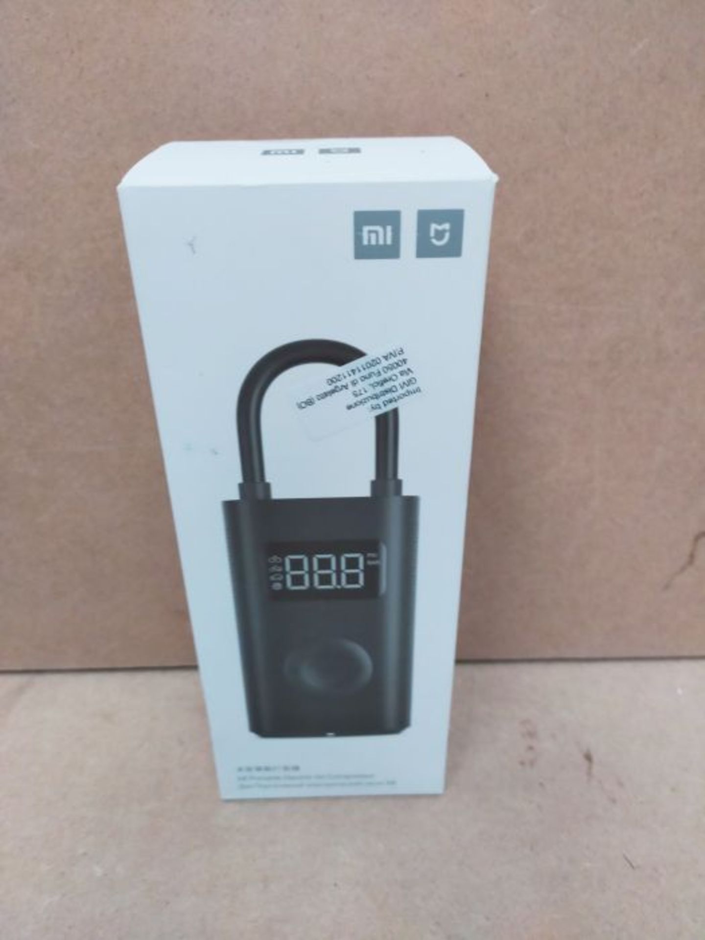 Xiaomi DZN4006GL Mi Pump Air Compressor, A, 124 x 71 x 45.3 mm - Image 2 of 3