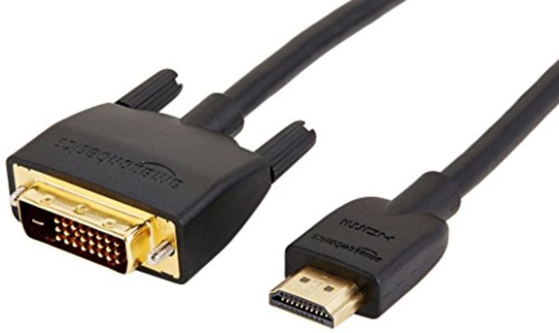 RRP £63.00 Amazon Basics HDMI to DVI Adapter Cable - 6 Feet, 24-Pack (Not for connecting to SCART