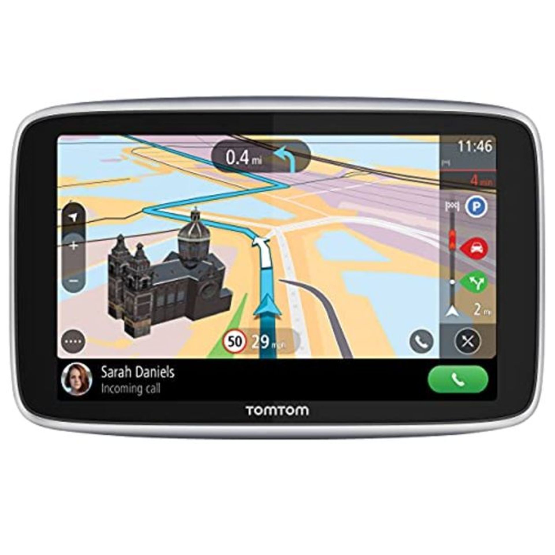 RRP £280.00 TomTom Car Sat Nav GO Premium 6 Inch, with Traffic Congestion and Speed Cam Alerts Tha