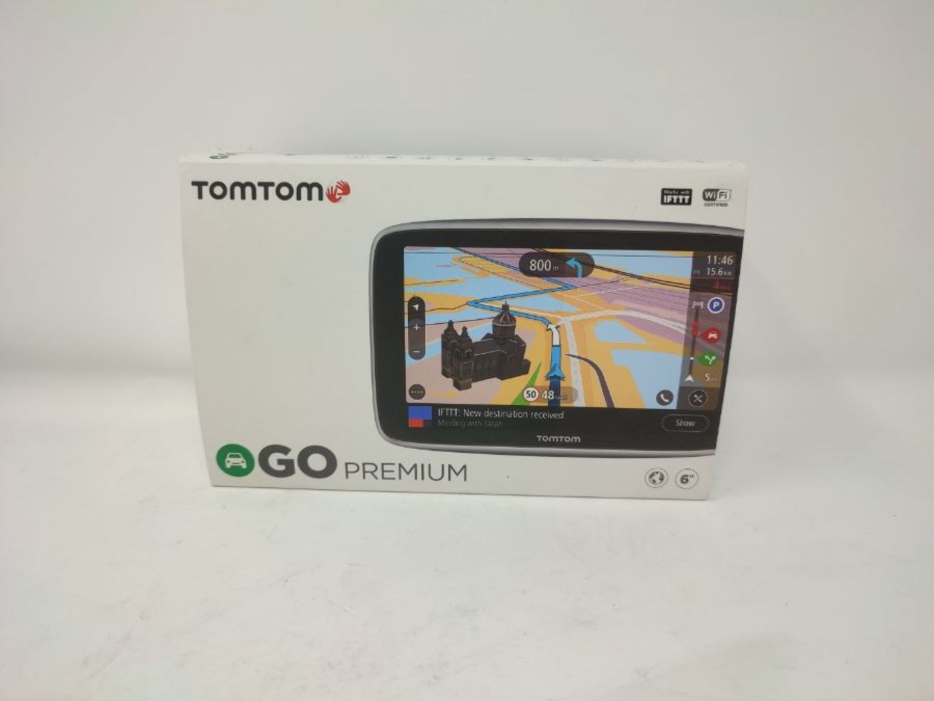 RRP £280.00 TomTom Car Sat Nav GO Premium 6 Inch, with Traffic Congestion and Speed Cam Alerts Tha - Image 2 of 3