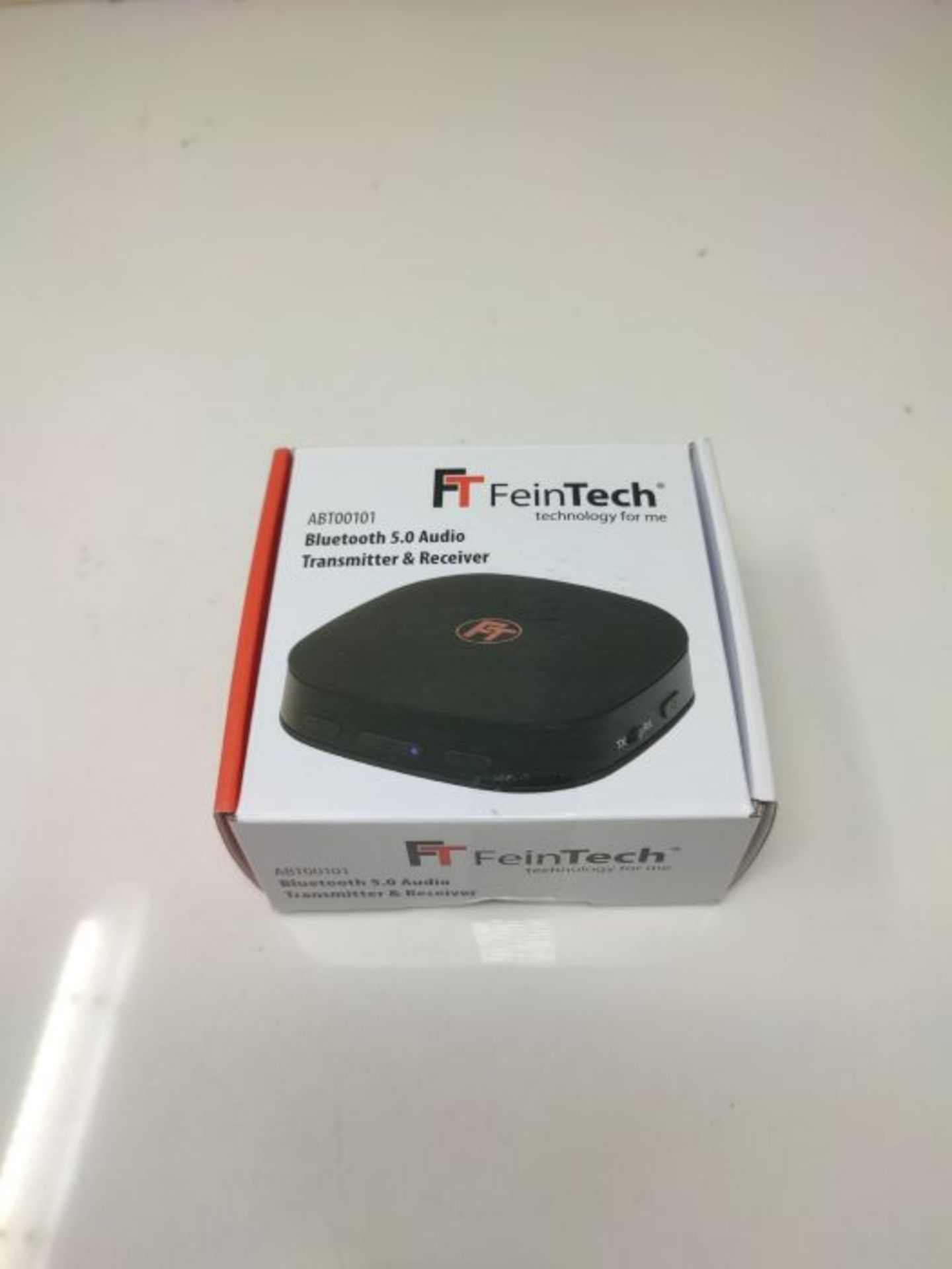 FeinTech Bluetooth 5.0 Audio Transmitter for TV Adapter Receiver aptX HD Low Latency T - Image 2 of 3