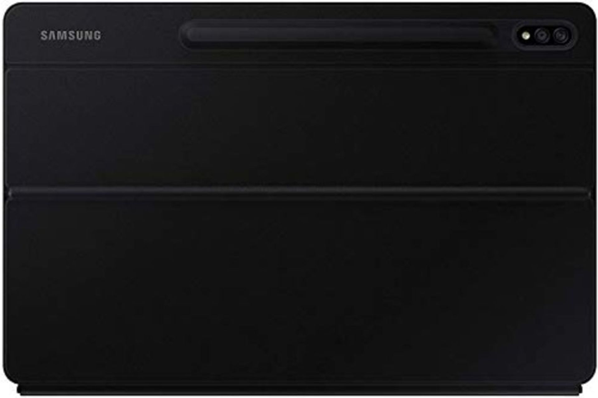 RRP £160.00 [CRACKED] Samsung Galaxy Tab S7+ Keyboard Cover, Black (UK Version)