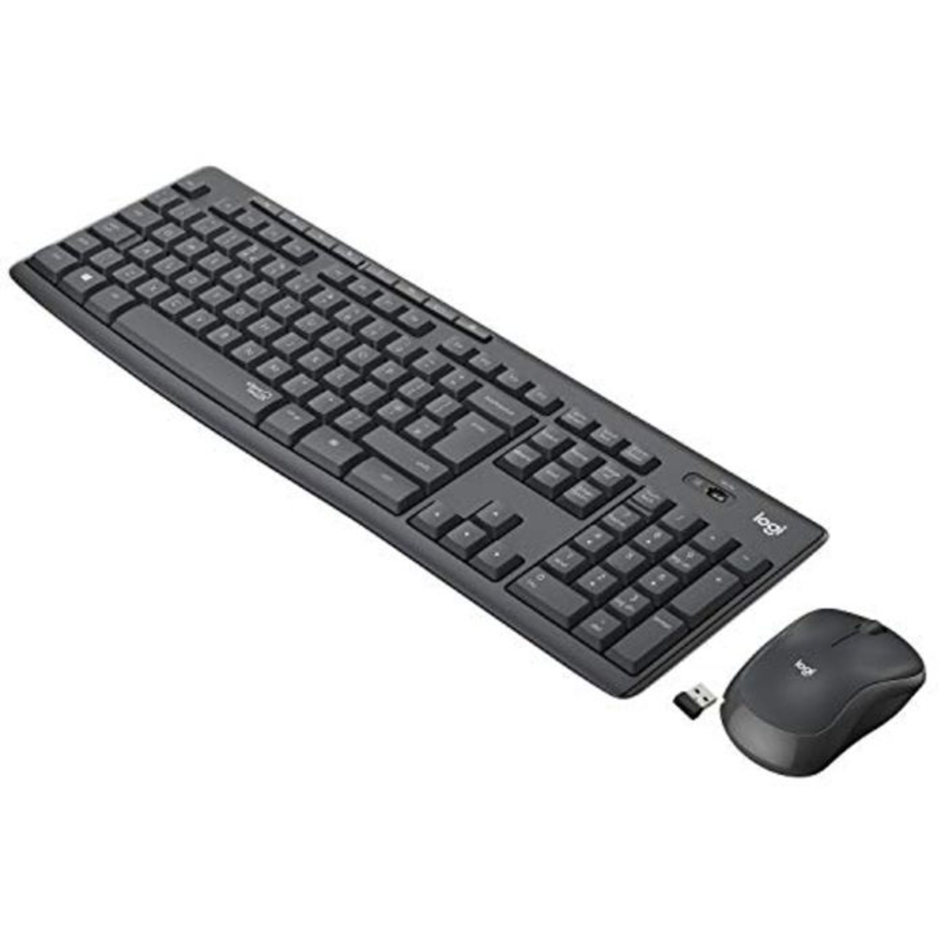 Logitech MK295 Silent Wireless Combo, QWERTZ German Layout - Grey