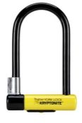 RRP £74.00 Kryptonite New York Standard Lock with Flex Frame U-Bracket - Yellow, Standard Shackle