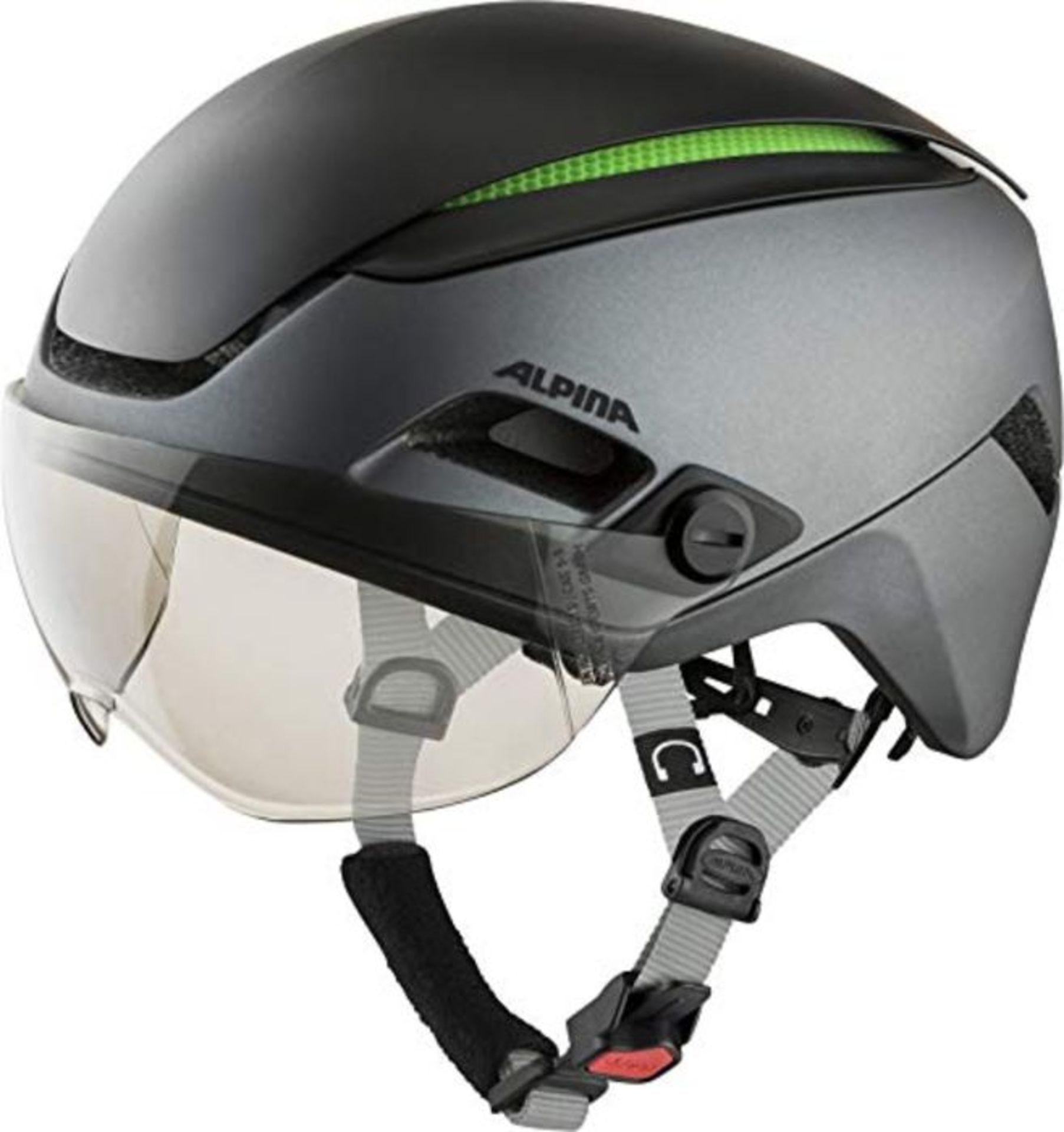 RRP £177.00 ALPINA Unisex-Adults, ALTONA VM helmet, charcoal- anthr. matt, 57-62 cm