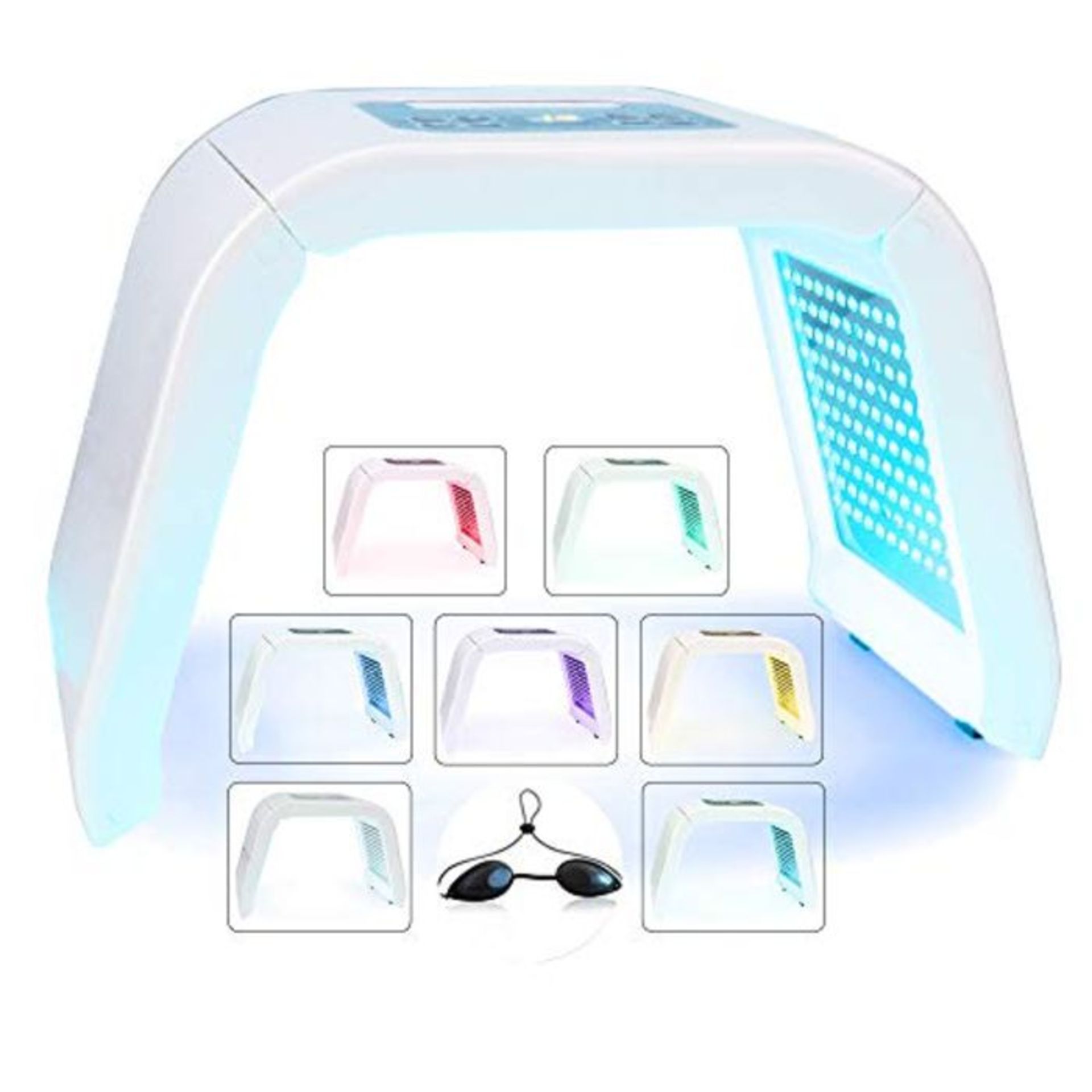 RRP £86.00 7 Colour LED Photon Therapy Machine, Light Mask Portable Photon PDT Acne Therapy Wrink