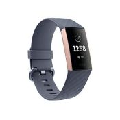 RRP £95.00 [INCOMPLETE] Fitbit Charge 3 Advanced Fitness Tracker with Heart Rate, Swim Tracking &