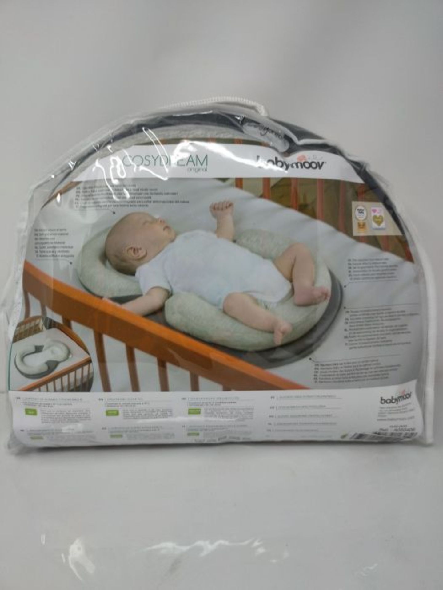 Babymoov Cosydream Original Ergonomic Support Newborn Reducer, 0-3 Months, Smokey - Image 2 of 3