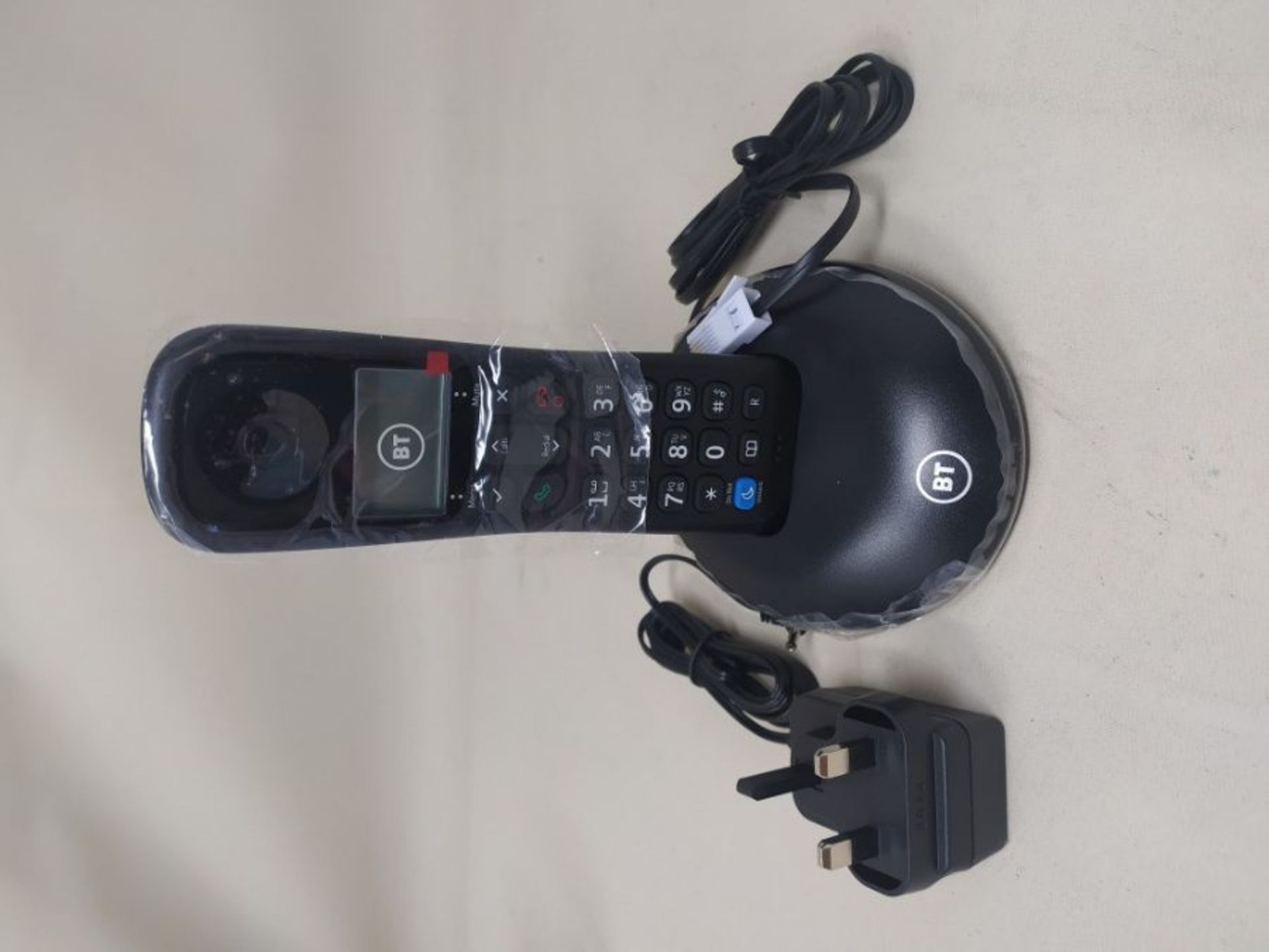 BT Everyday Cordless Home Phone with Basic Call Blocking, Single Handset Pack, Black - Image 2 of 2