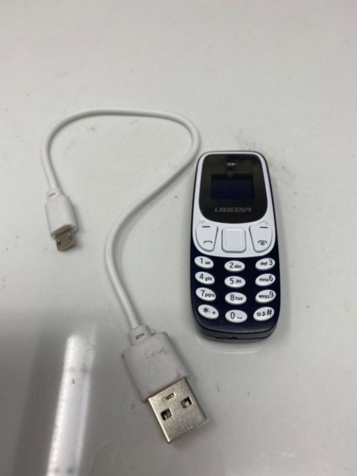 MiRUSI Kleinstes Mini-Handy unterstützt Dual-SIM-Karte GSM Unlocked BM10 Blau - Image 2 of 2