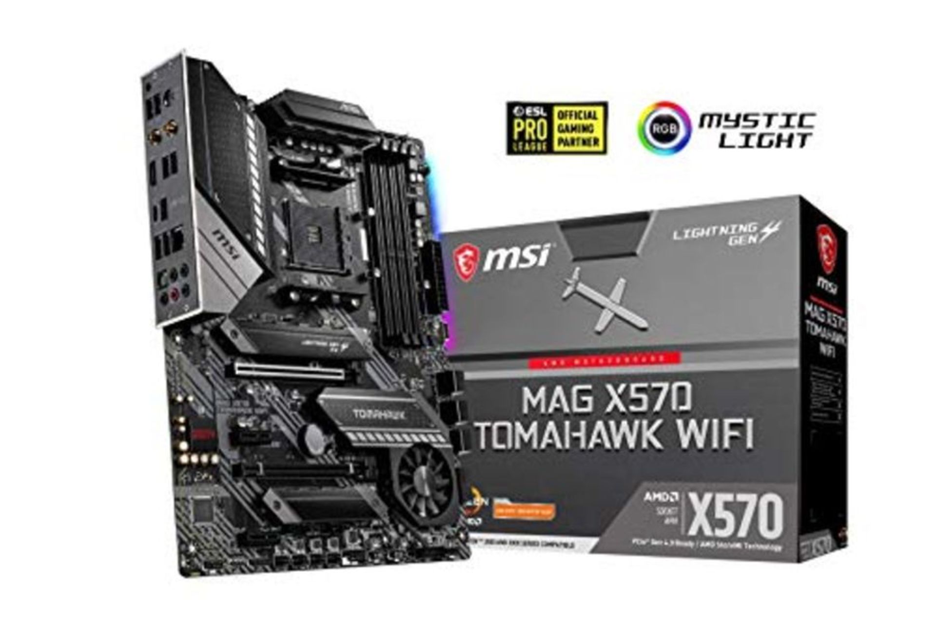 RRP £209.00 MSI MAG X570 Tomahawk Wifi Arsenal Motherboard (AMD X570, 2x PCI-E 4.0 x16, RAID 0, 1,