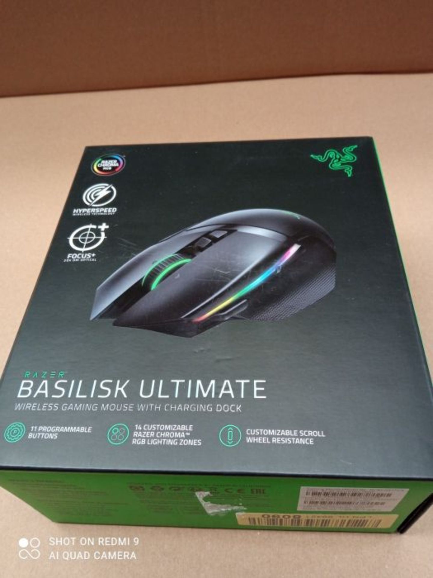 RRP £122.00 Razer Basilisk Ultimate with Charging Station - Wireless Gaming Mouse (11 Programmable - Image 2 of 3