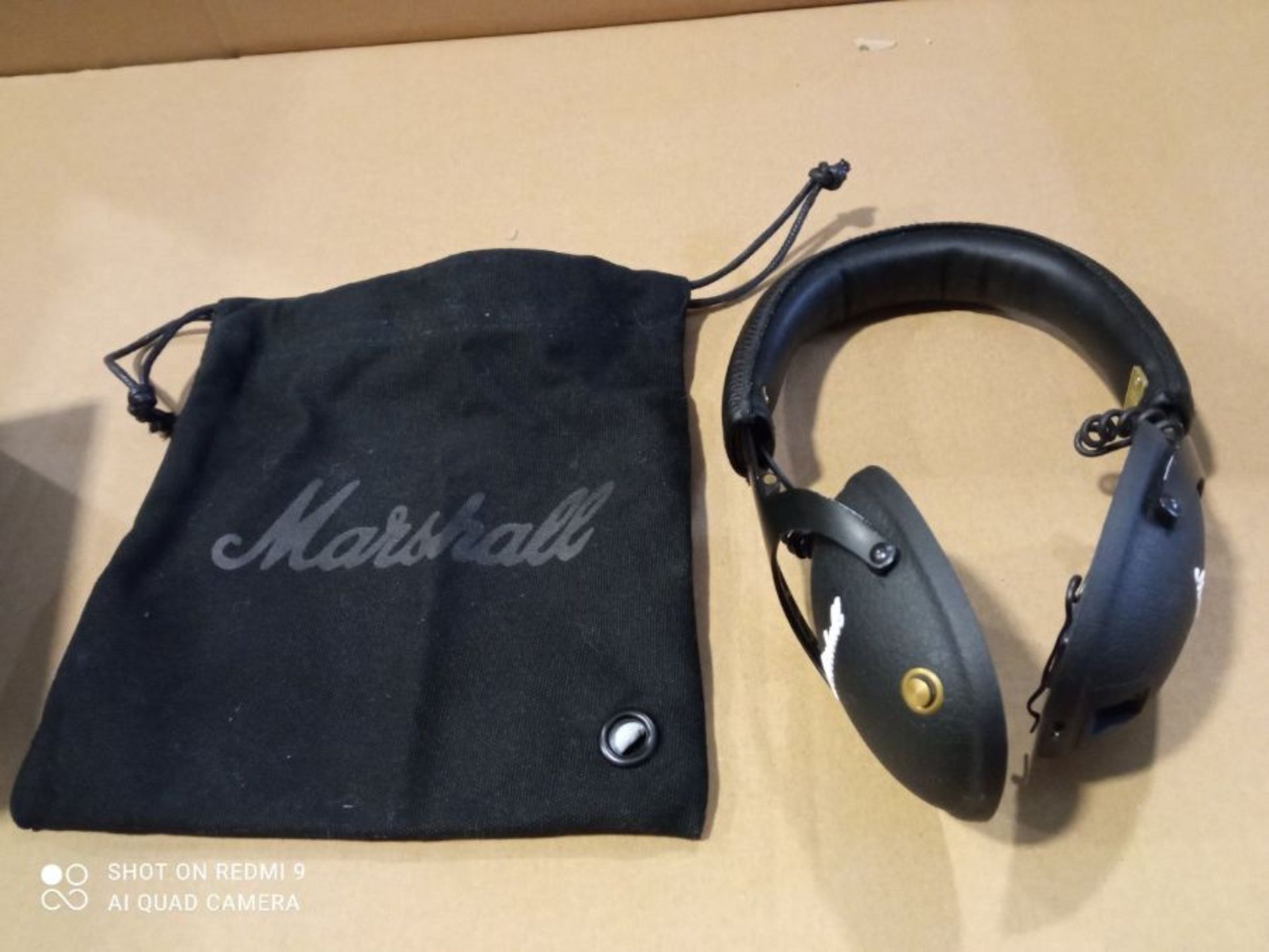 RRP £178.00 Marshall Monitor Bluetooth Headphones - Black - Image 3 of 3