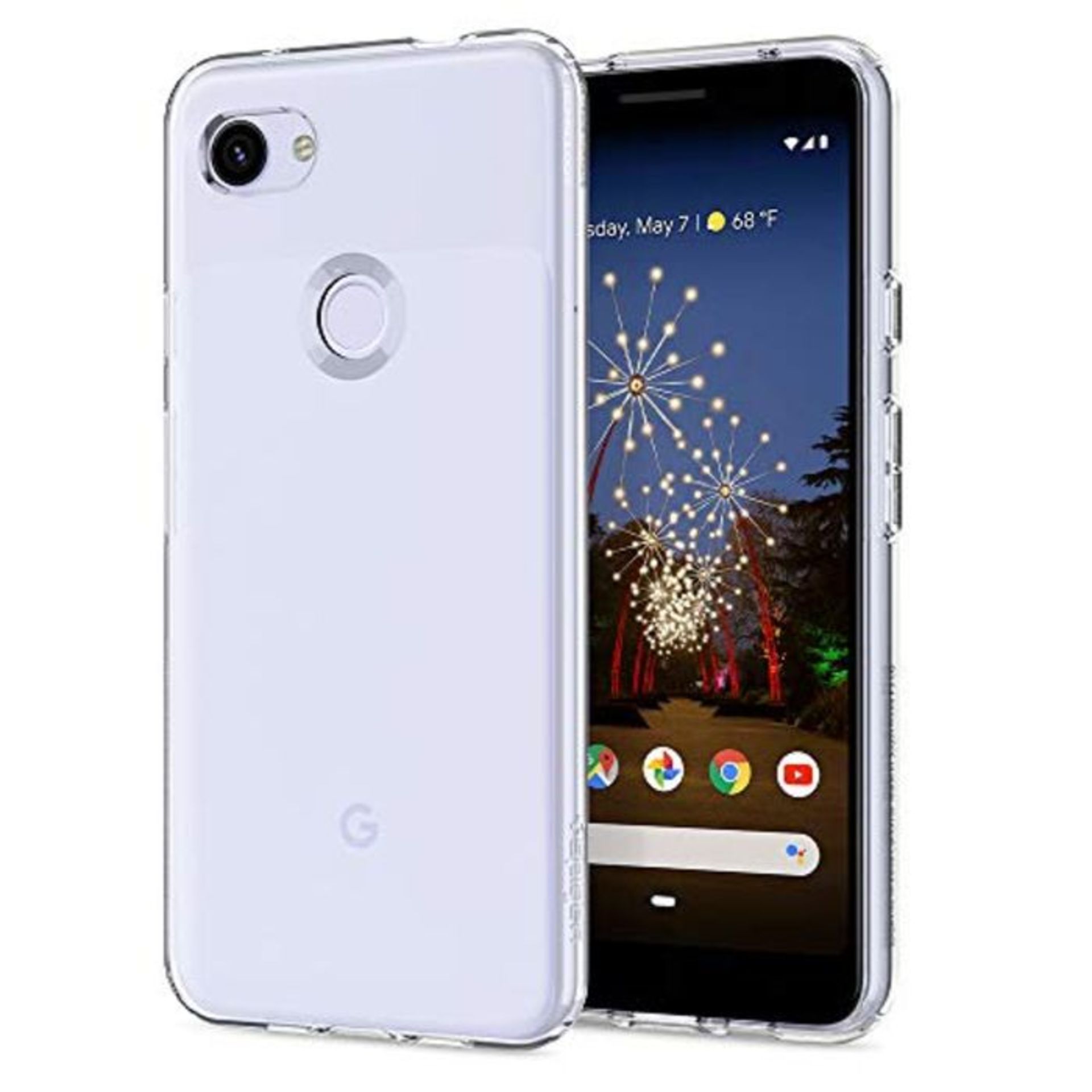 Spigen Liquid Crystal Case Compatible with Pixel 3a (2019) - Crystal Clear