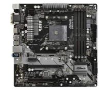 RRP £68.00 ASRock B450M Pro4 AM4 M-ATX D-Sub/HDMI/DVI DDR4 Retail - AMD Socket AM4 (Ryzen) - Micr