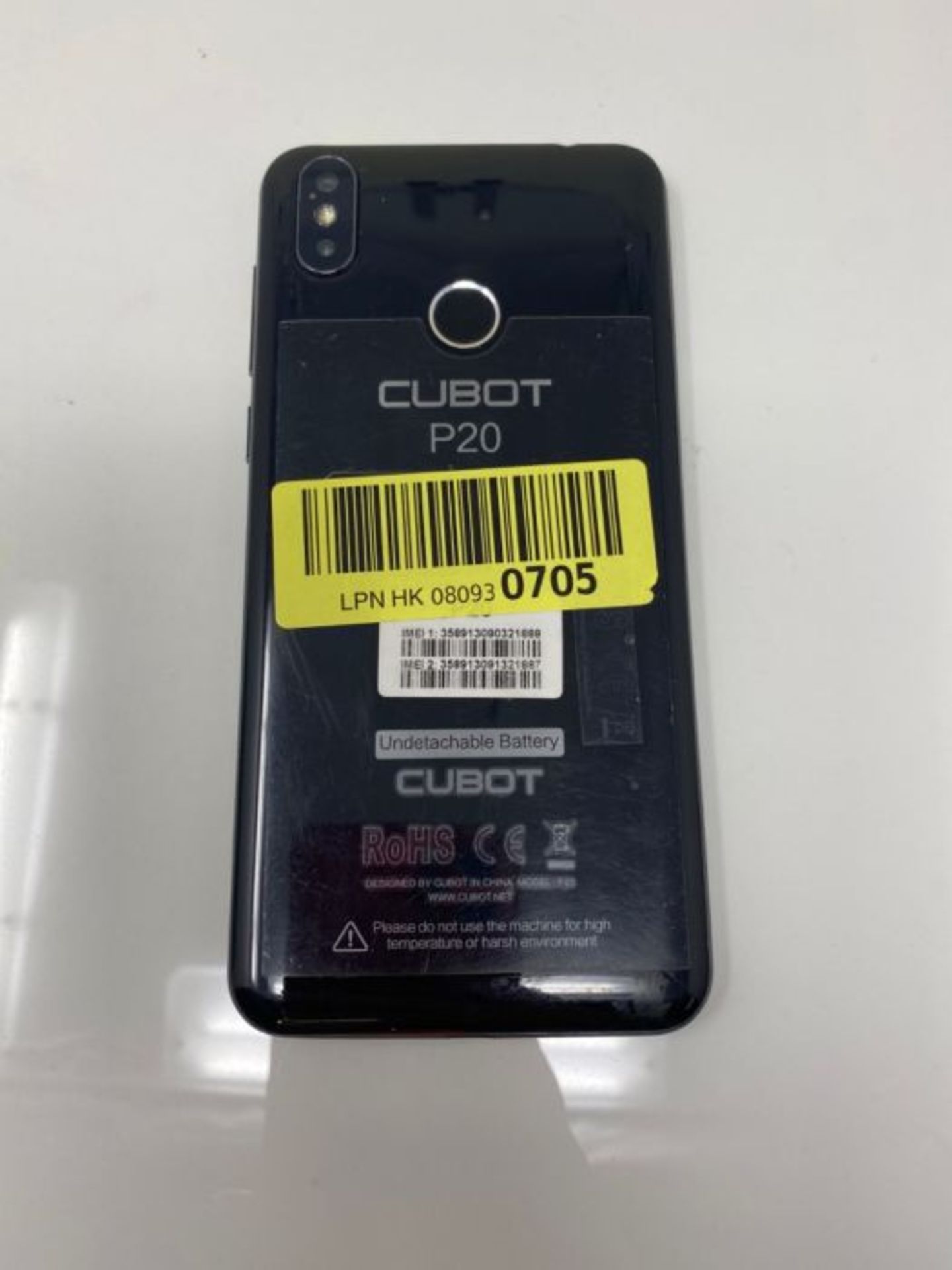 RRP £109.00 CUBOT P20 Ultra Dünn 4G-LTE Dual SIM Smartphone ohne Vertrag, 6.18" (19:9) IPS FHD To - Image 2 of 2