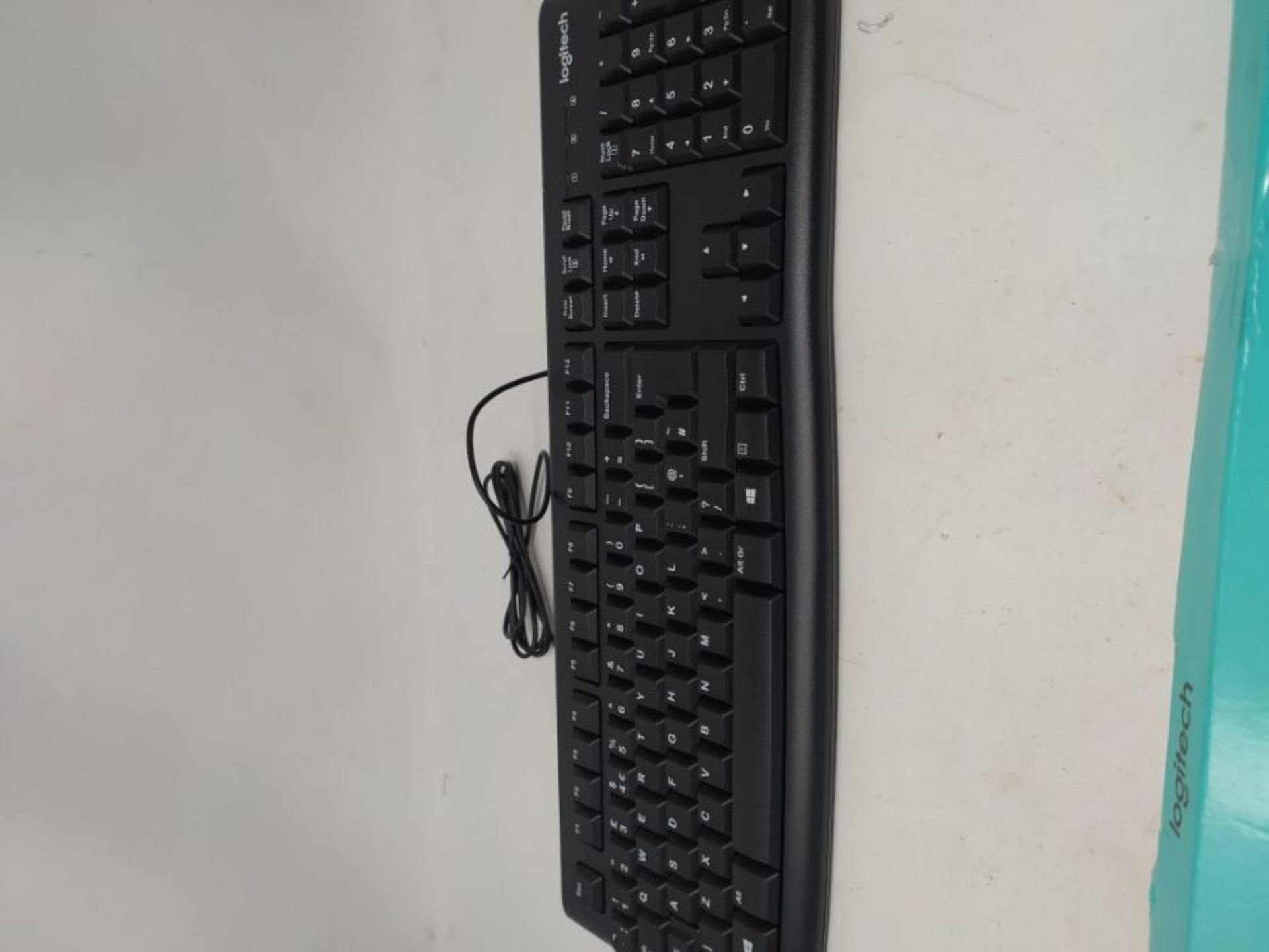 Logitech K120 Wired Keyboard for Windows, USB Plug-and-Play, Full-Size, Spill Resistan - Image 2 of 2