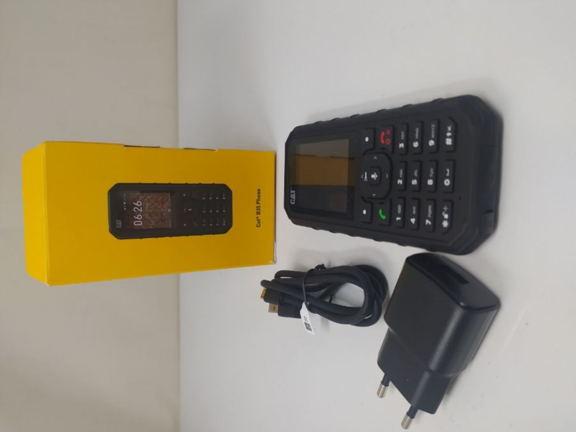 RRP £80.00 Caterpillar CAT B35 - Mobile Phone 4GB, 512MB RAM, Dual Sim, Black - Image 2 of 2