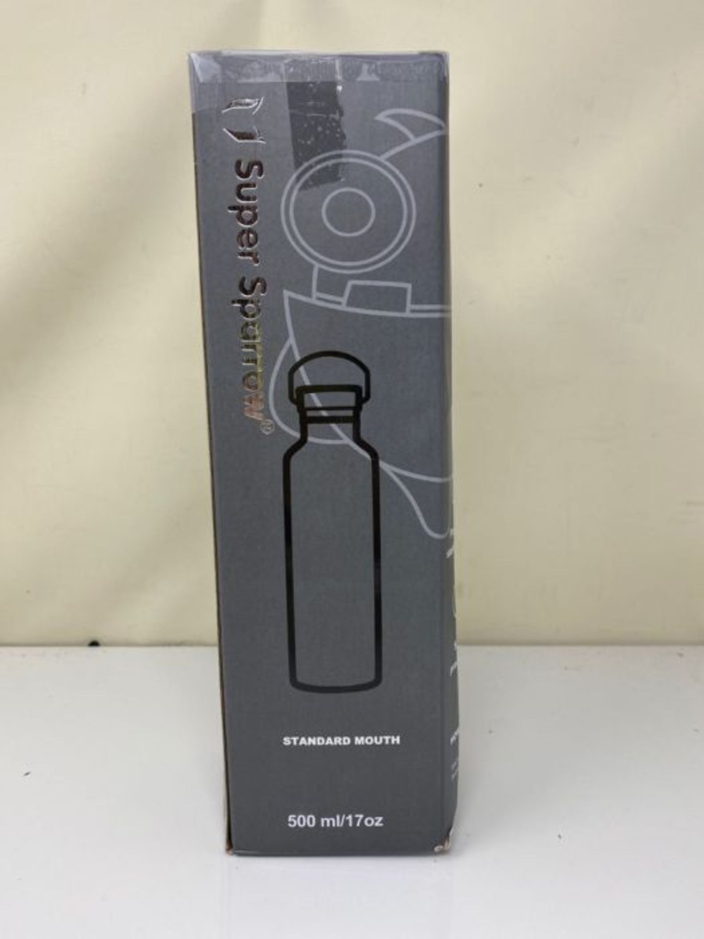 Super Sparrow Stainless Steel Water Bottle - 500ml - Vacuum Insulated Metal Water Bott - Image 2 of 3