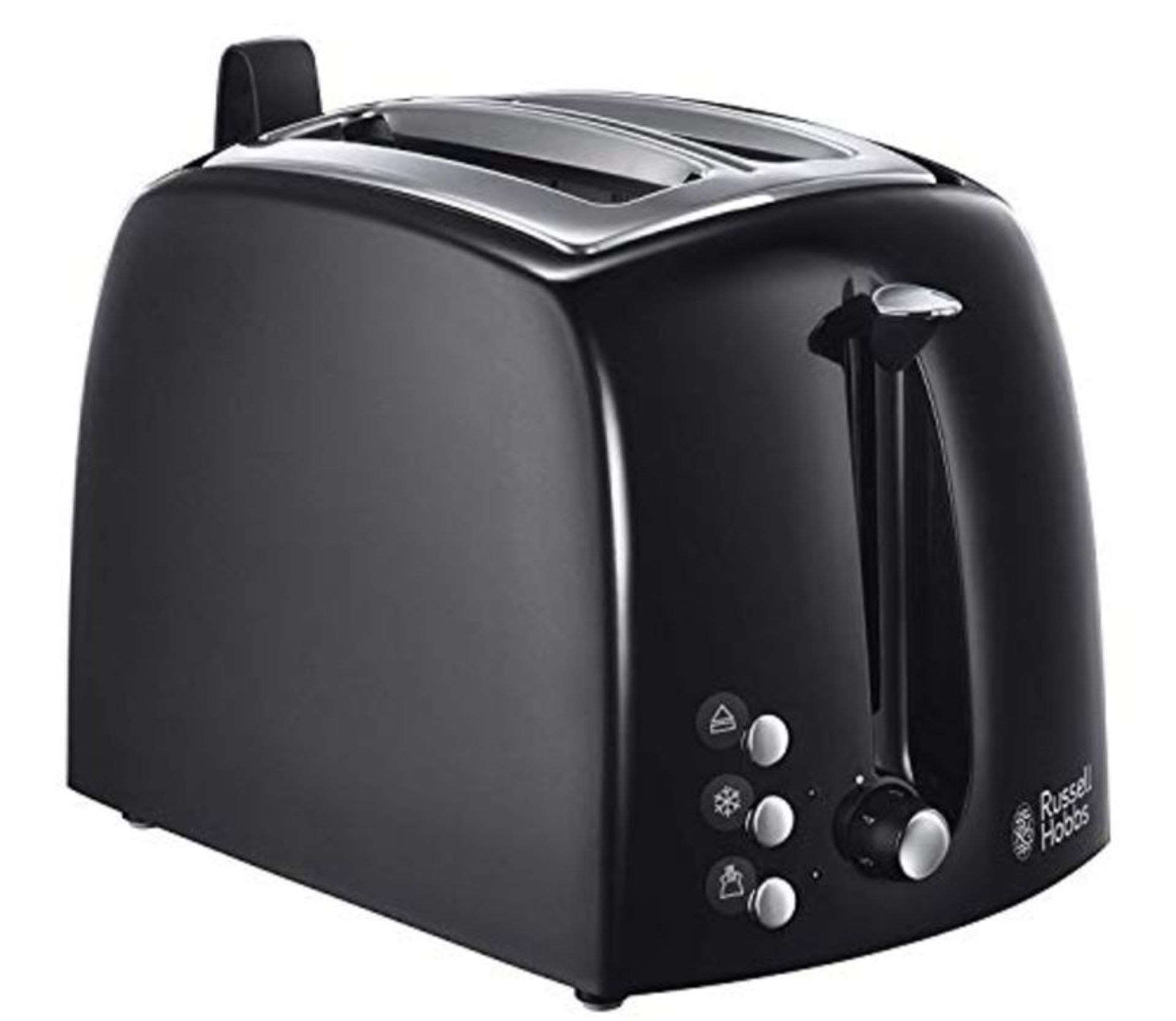 Russell Hobbs Toaster Textures +, 2 extra wide toast slots, bun attachment & integrate