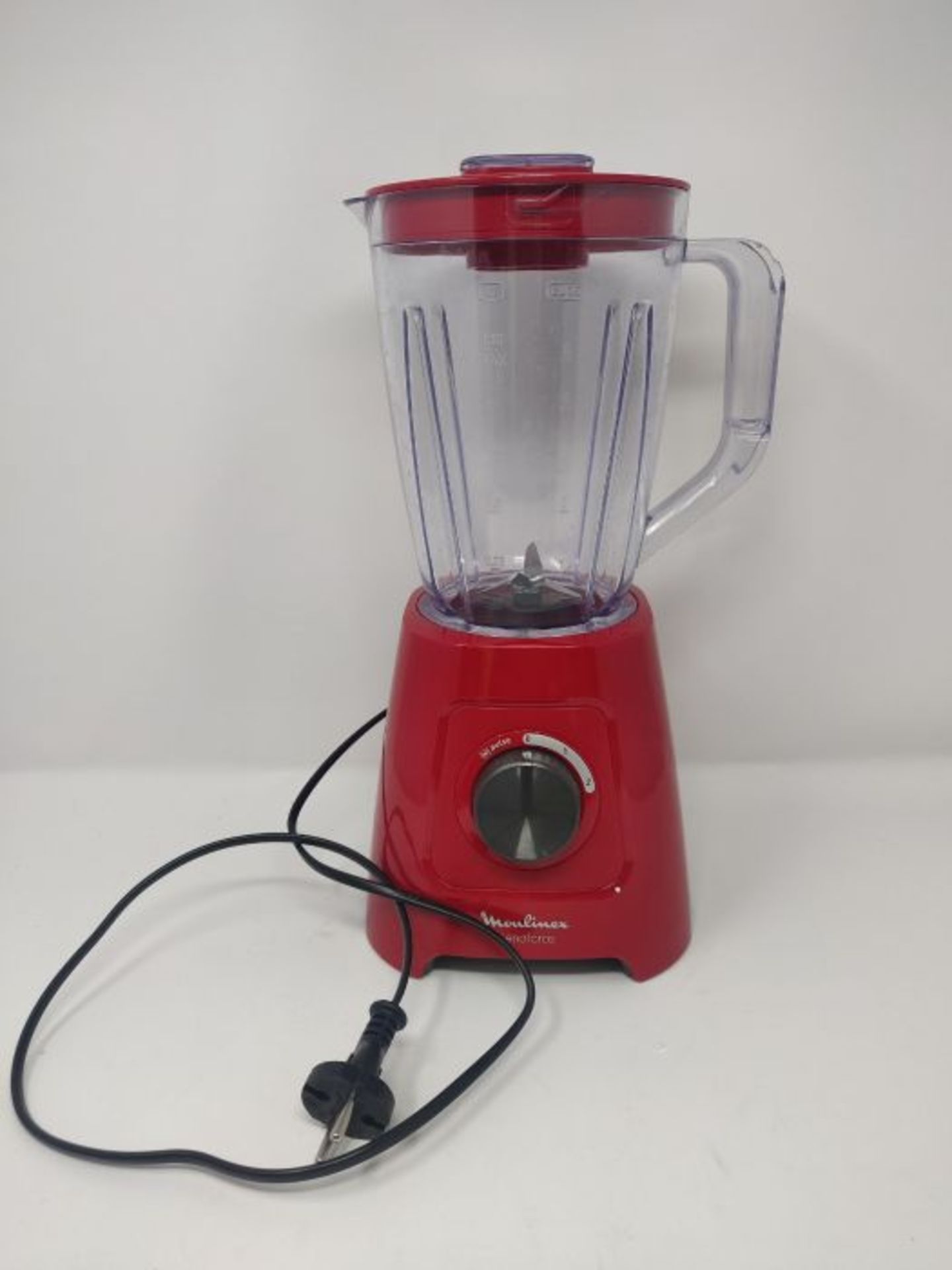 [CRACKED] Moulinex Blend Blender, 550 Watt, Red - Image 3 of 3