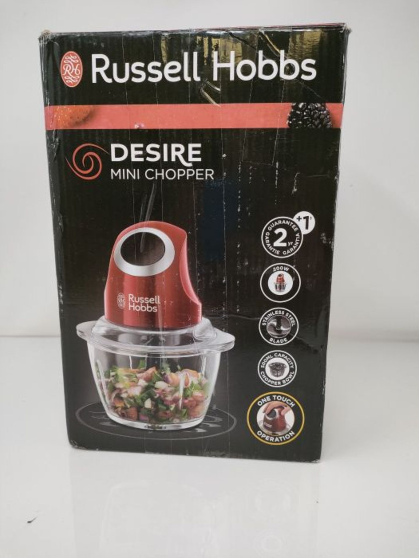Russell Hobbs 24660-56 Mini choper Desire-24660-56, red - Image 2 of 3