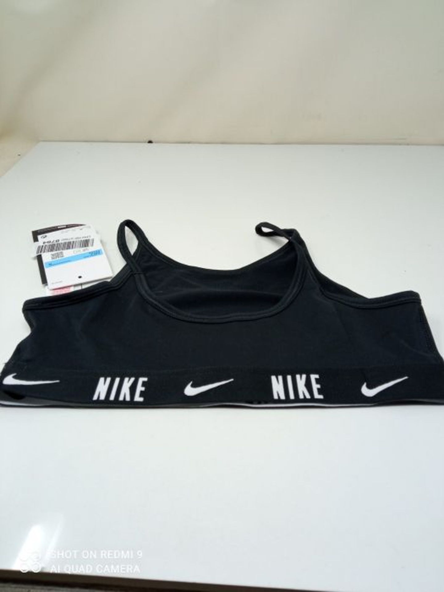 NIKE CU8250 G NK Trophy Bra Sports Bra Girls Black/Black/White M - Image 2 of 2