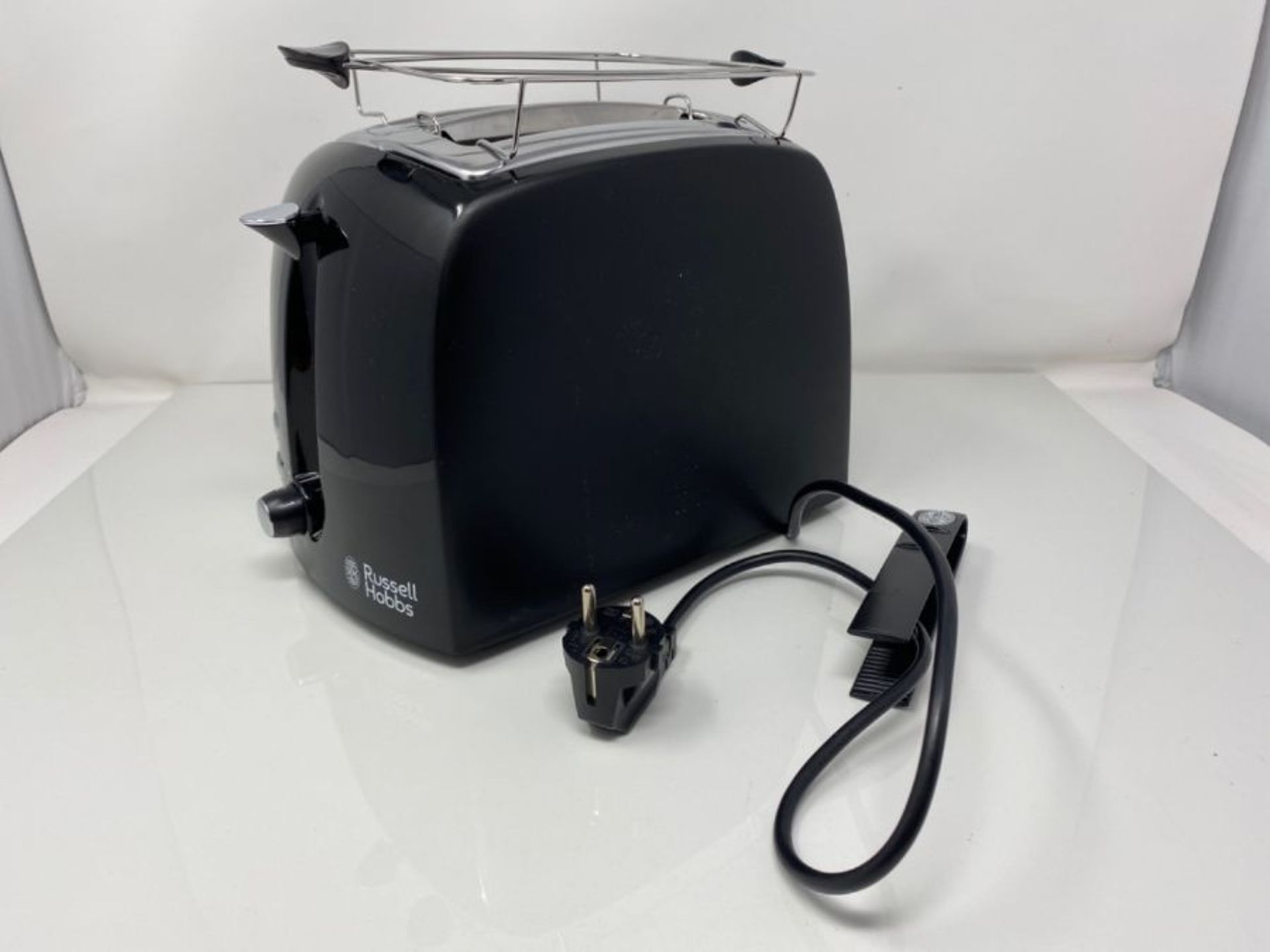 Russell Hobbs Toaster Textures +, 2 extra wide toast slots, bun attachment & integrate - Image 3 of 3