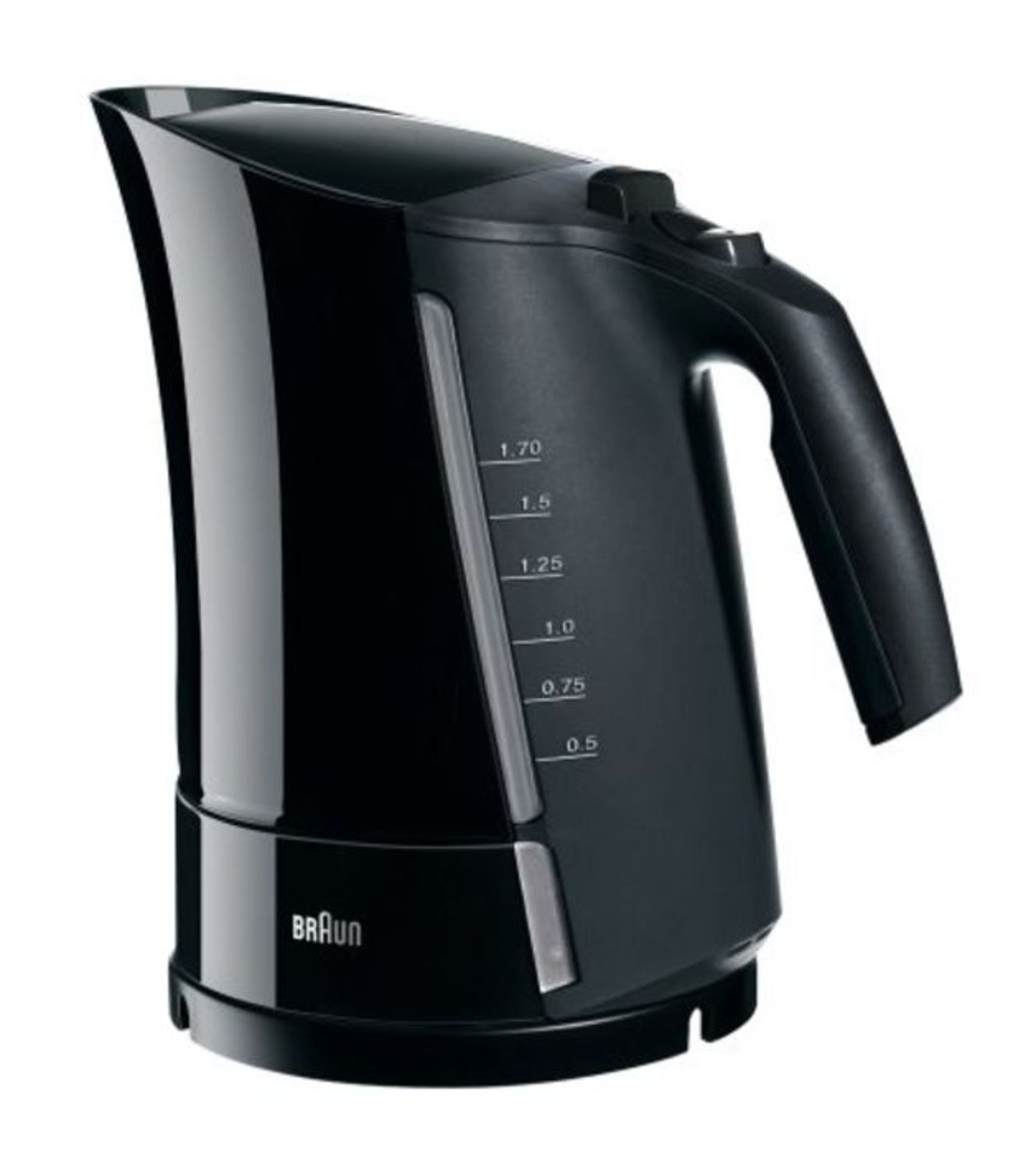 Braun WK300 Black Electric Tea Kettle, 1.6 Liter, 220-240 Volts (Not for USA - Europea