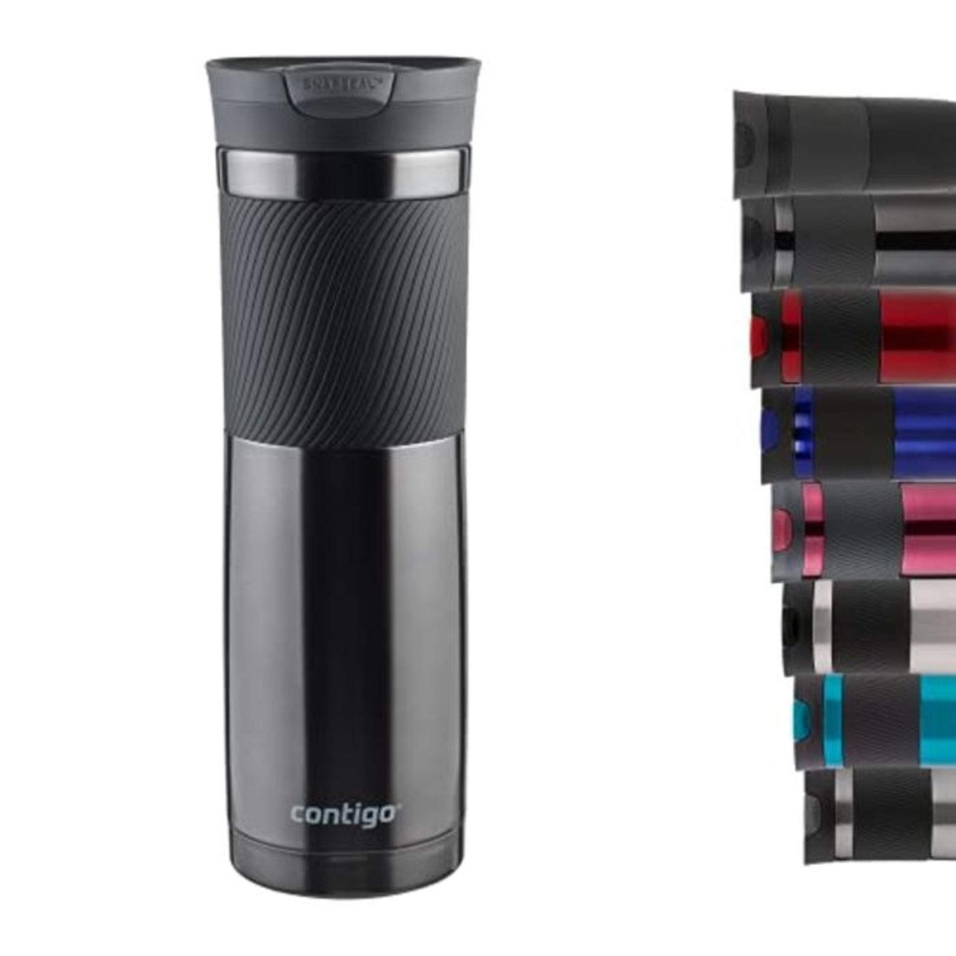 [CRACKED] Contigo Byron Snapseal Travel Mug, Stainless Steel Thermal mug, vacuum flask