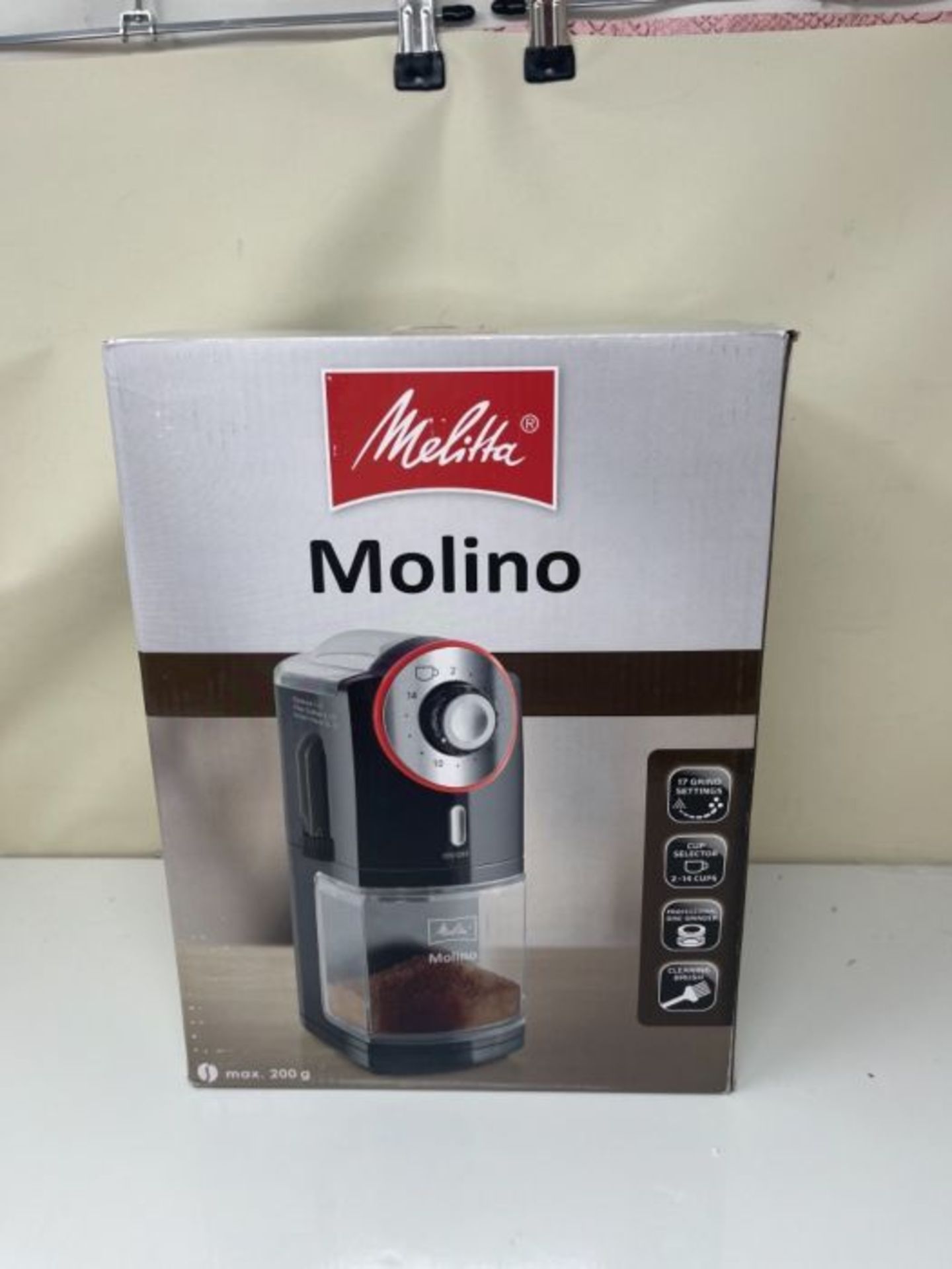 Melitta Molino Coffee Grinder, 1019-01, Electric Coffee Grinder, Flat Grinding Disc, B - Image 2 of 3