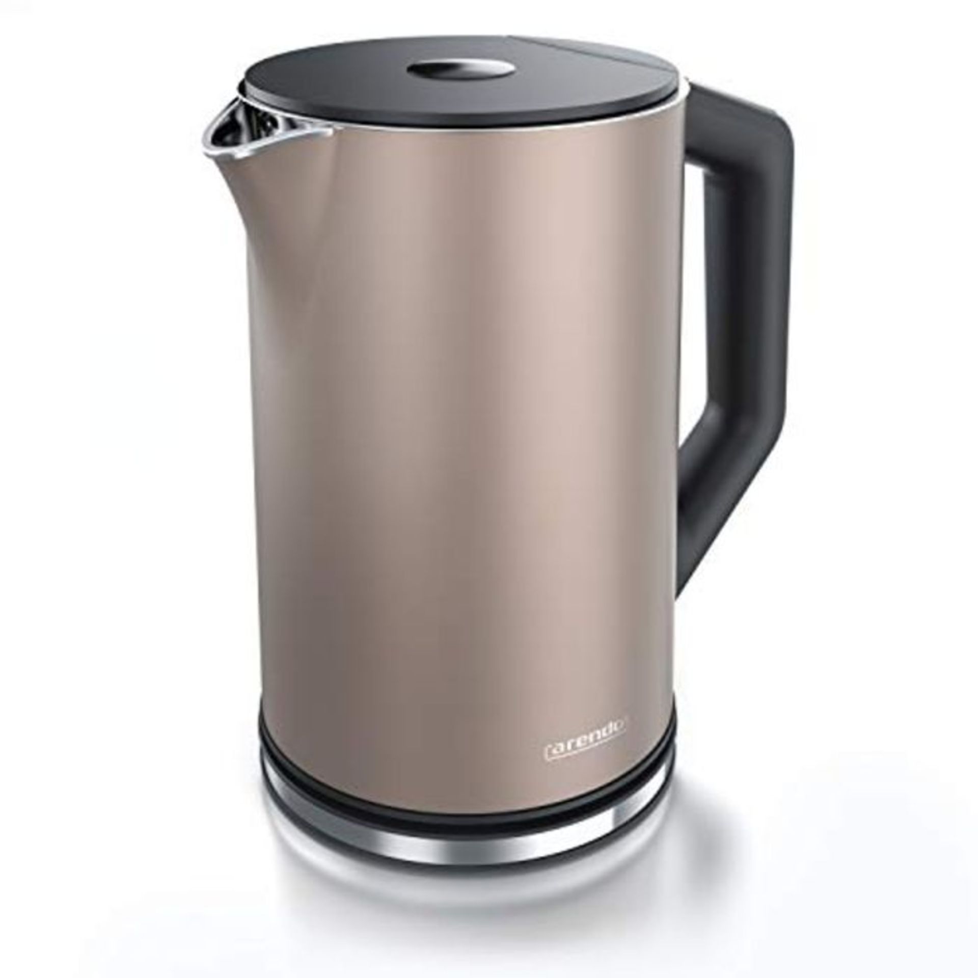 RRP £57.00 Arendo - Stainless steel kettle with temperature setting 40-100 degrees in 5 steps - d