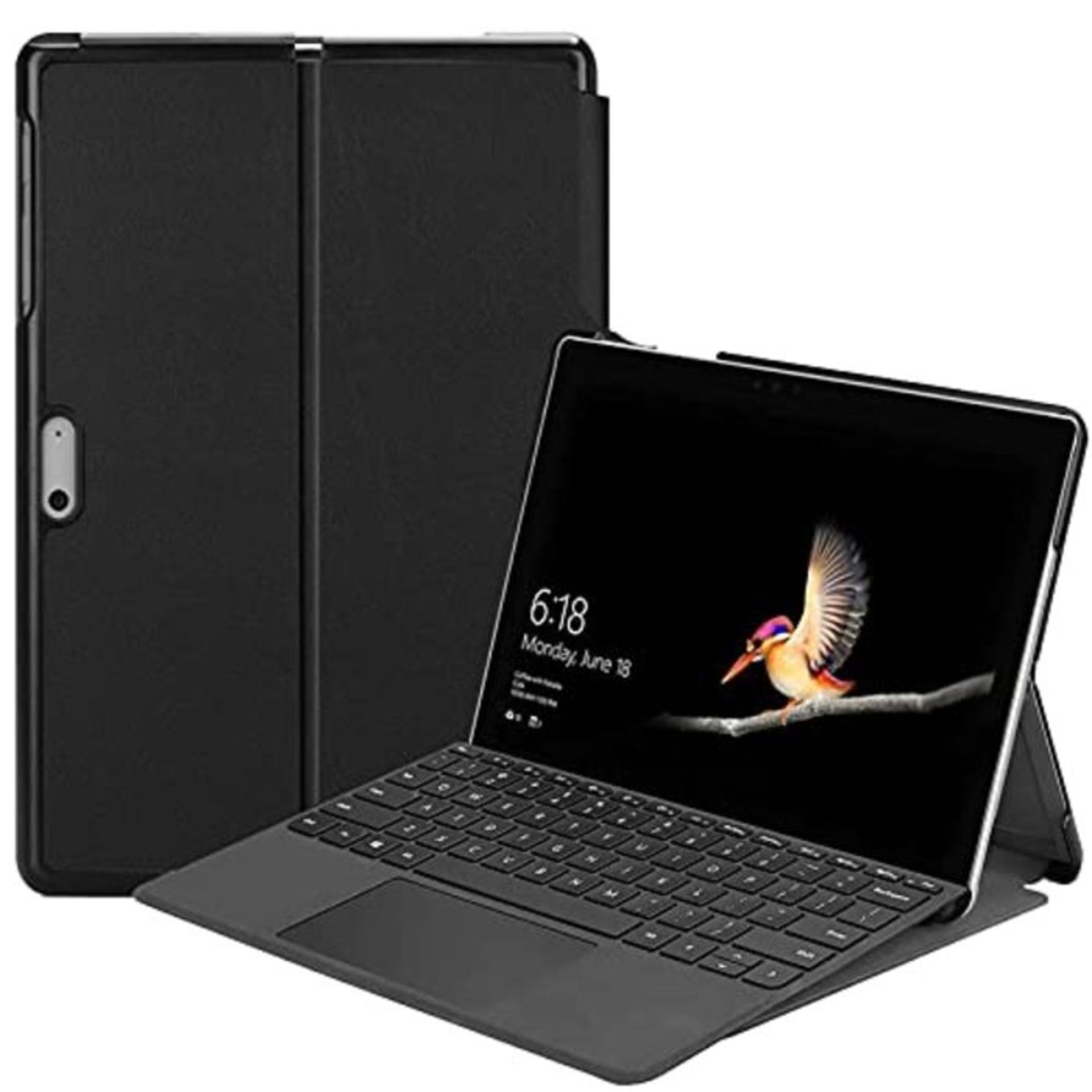KATUMO Case for Microsoft Surface Go 2 Leather Case for Surface Go 2 Slim Cover Micros