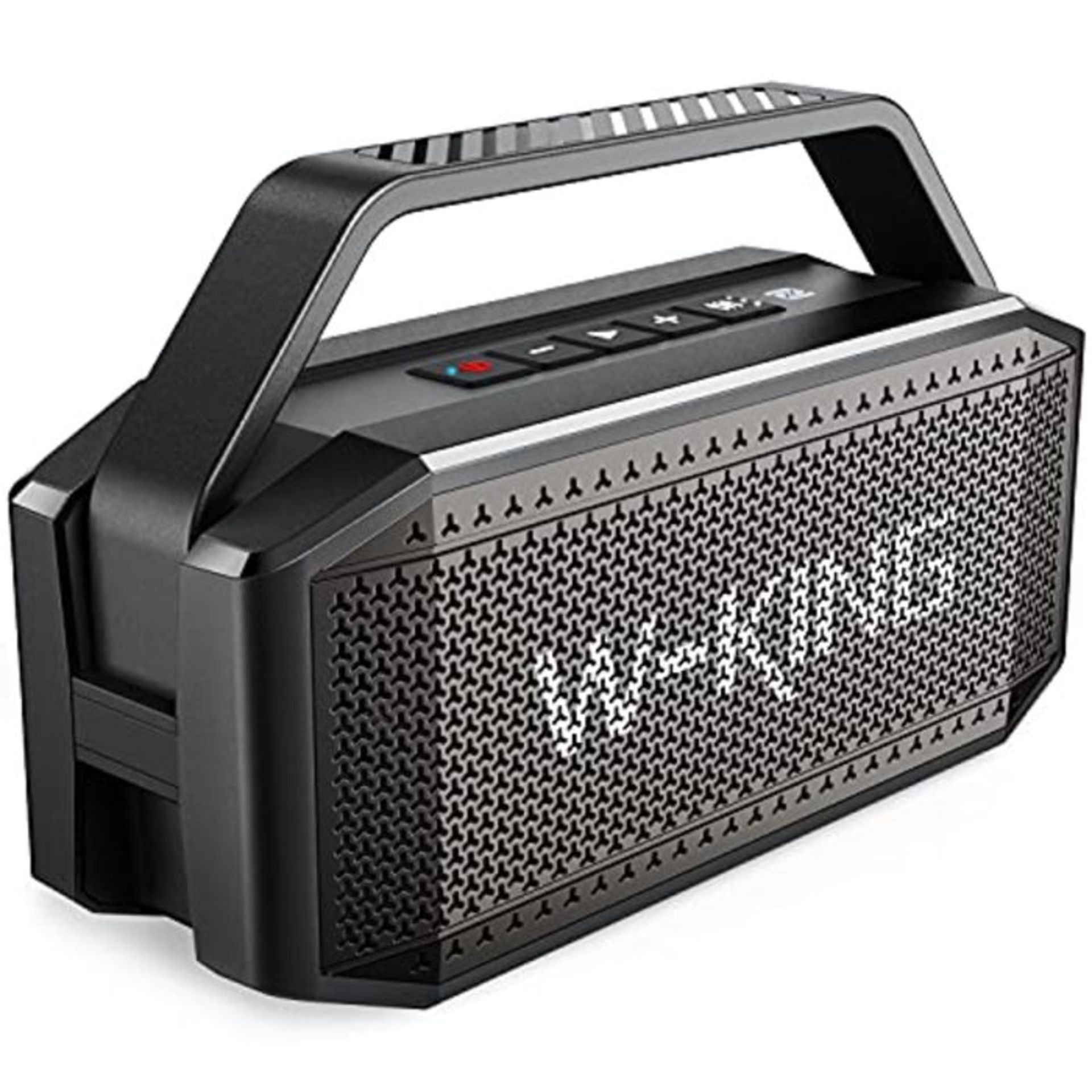RRP £71.00 Bluetooth Speaker, W-KING 60W Punchy Bass, Loudest Wireless Portable Speaker, IPX6 Wat