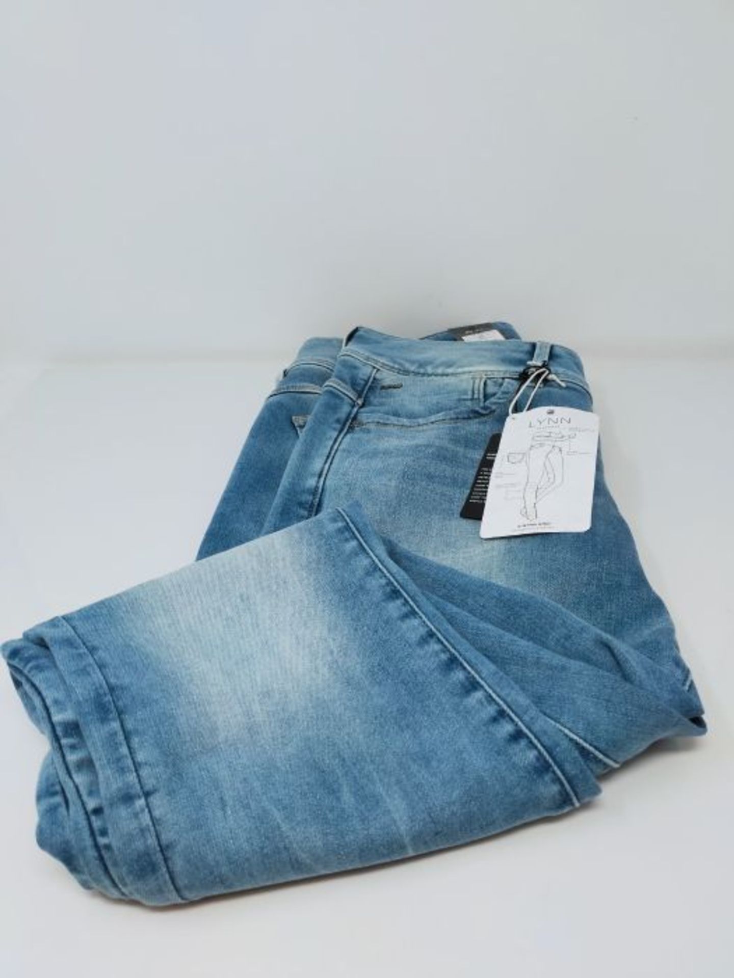 RRP £50.00 G-STAR RAW Damen Lynn Mid Waist Skinny Jeans,Blau (sun faded Blau 8968-A587),32W / 32L - Image 2 of 2