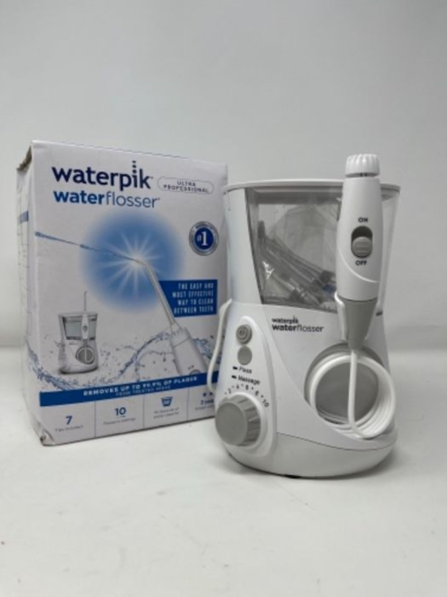RRP £66.00 Waterpik WP-660UK Ultra Professional Water Flosser, White Edition (UK 2-Pin Bathroom P - Image 2 of 2