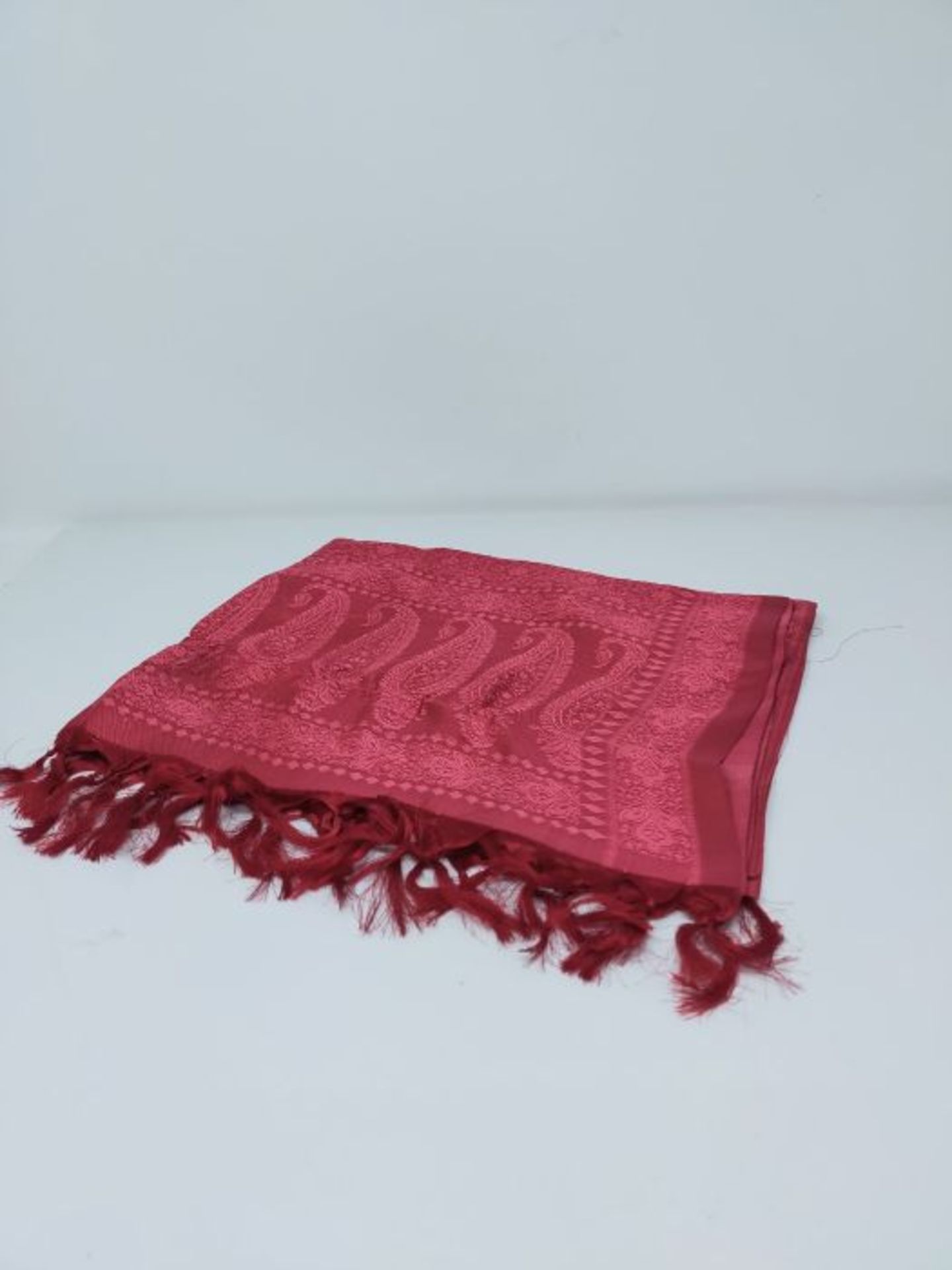 Generic Silk Scarf Plum - Image 2 of 2