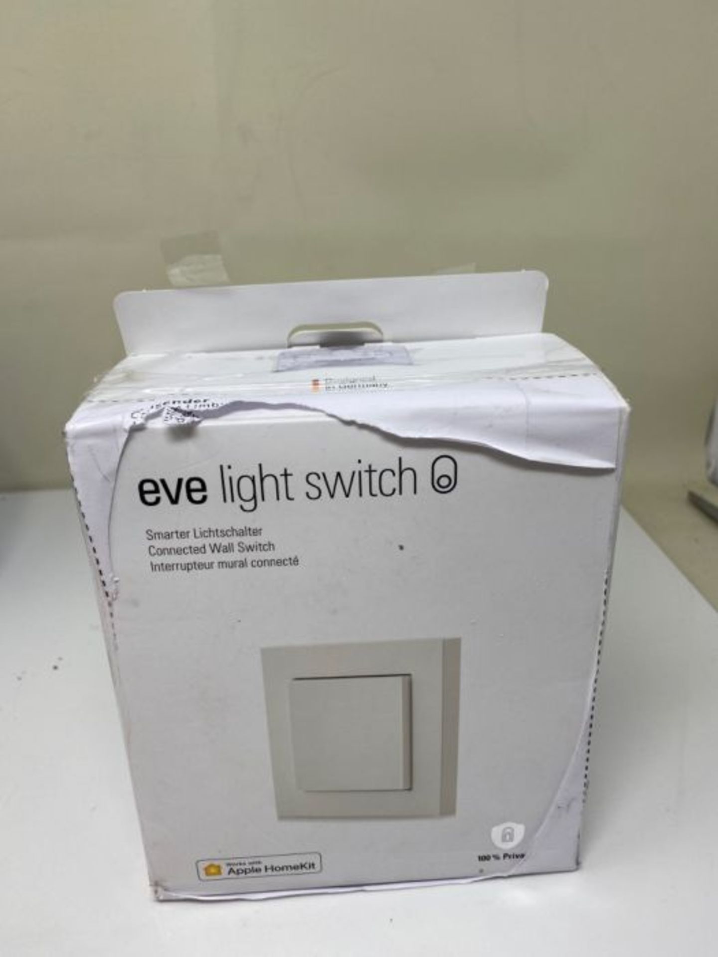 RRP £93.00 Eve Light Switch - Smart Light Switch, Single Switch, Toggle and Cross Switch, Multi-S - Image 2 of 3