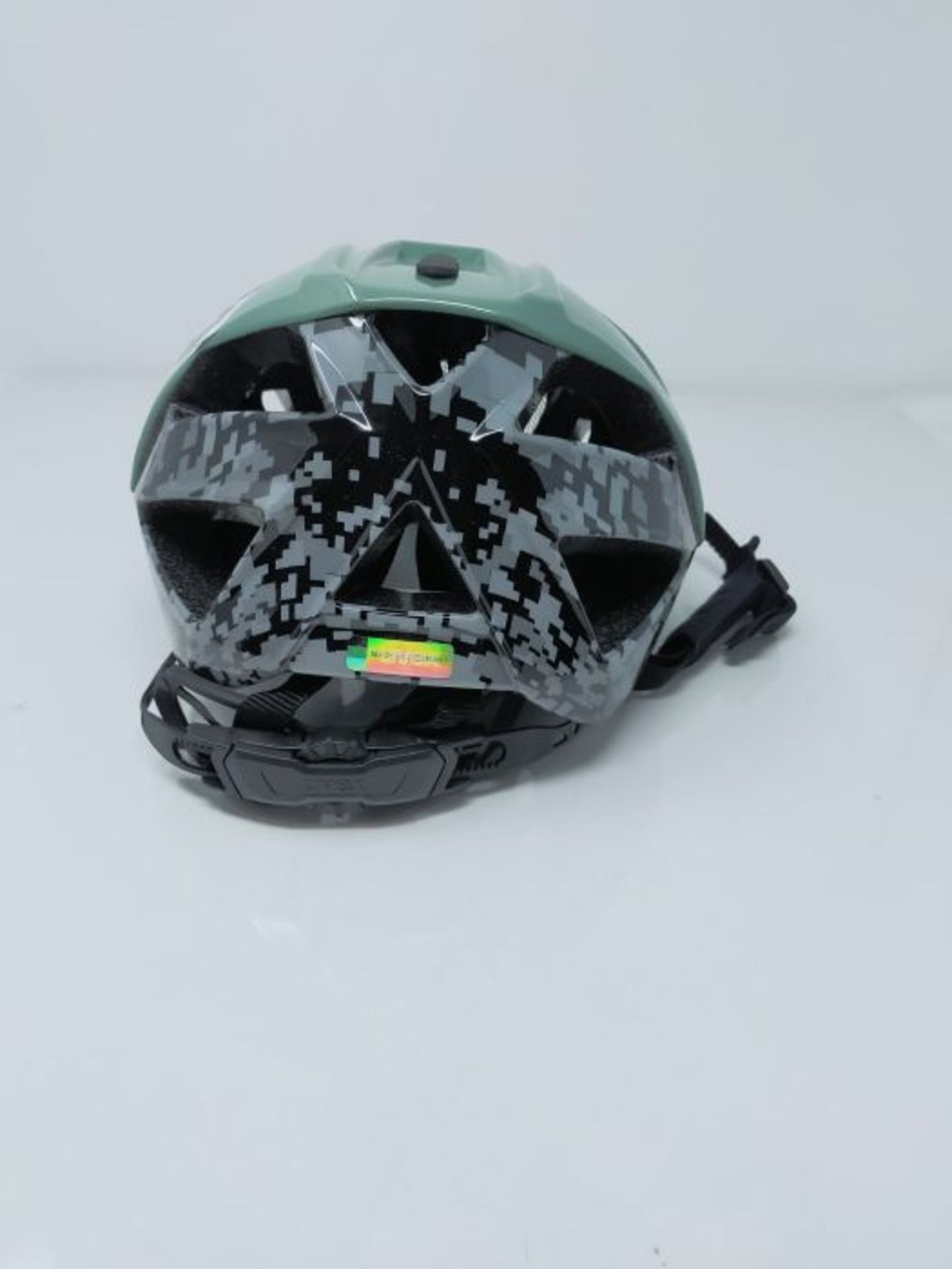 RRP £84.00 uvex Unisex's Quatro Bike Helmet, pixelcamo-Olive, 52-57 cm - Image 3 of 3