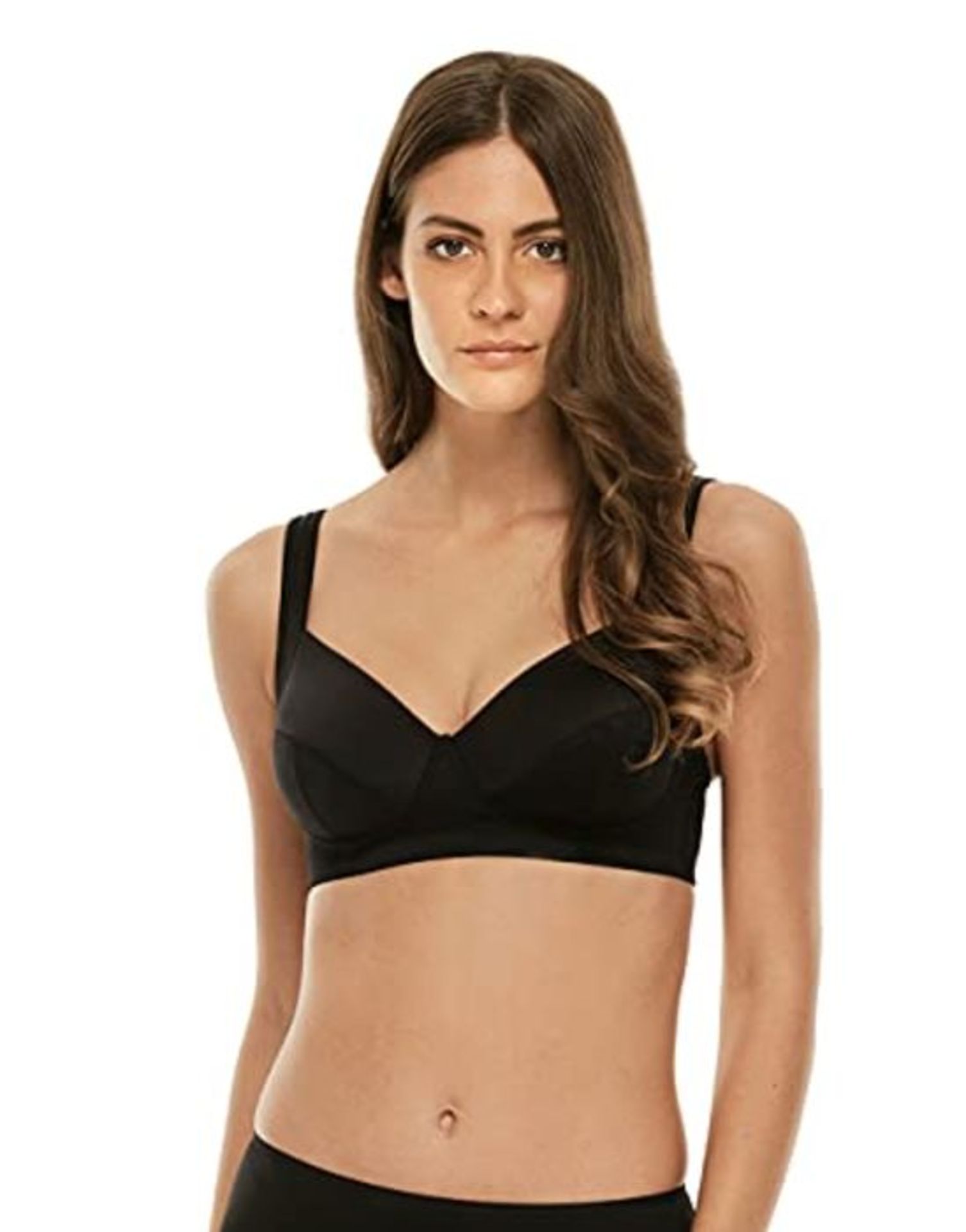 Lovable Women's Reggiseno Senza Ferretto Shaping. Alto sostegno. Bra, Black (004-NERO)