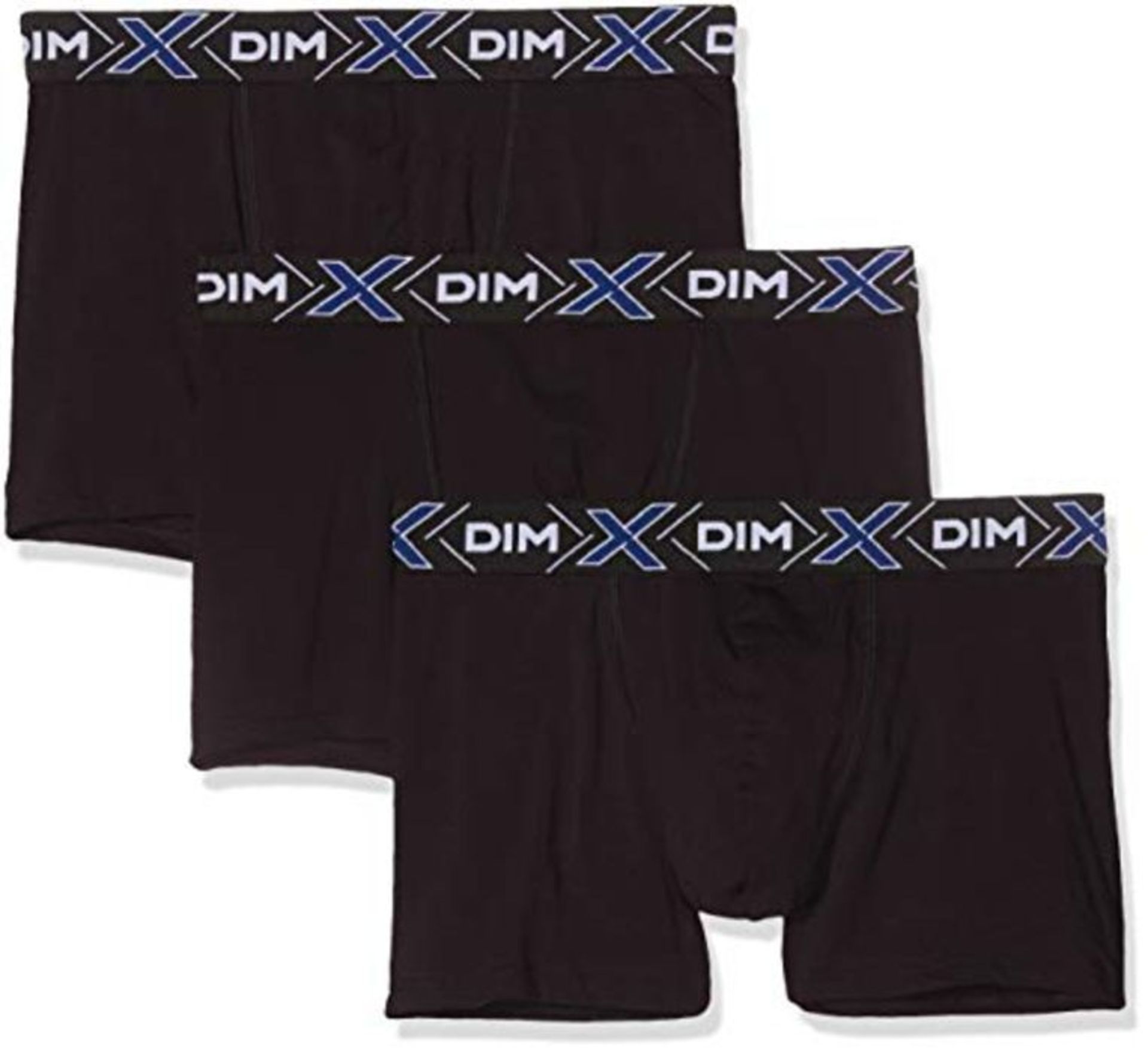 Dim Men's X-Temp Boxer X3 Shorts, Noir (Noir/Noir/Noir 0hz), XL (Pack of 3)
